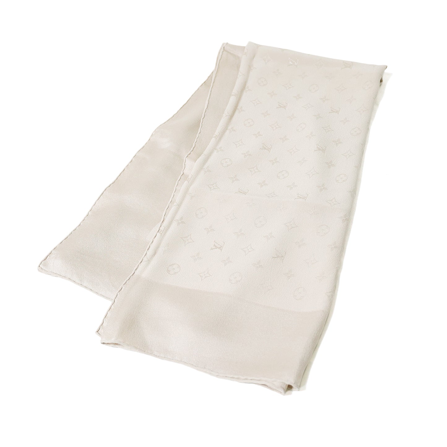 LOUIS VUITTON ルイ・ヴィトン  モノグラム シルク  ベージュ  レディース スカーフ
LV