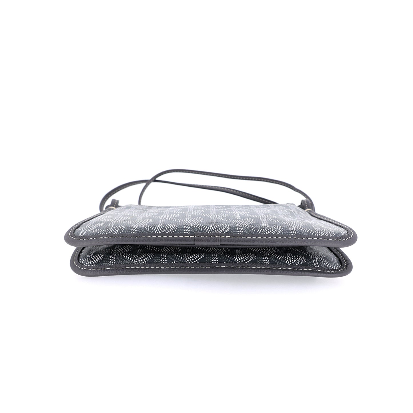 GOYARD ゴヤール  プリュメ ポーチ ウォレット  PLUMETPMLTY51CL51P  販売証明書あり  グレー  レディース ショルダーバッグ