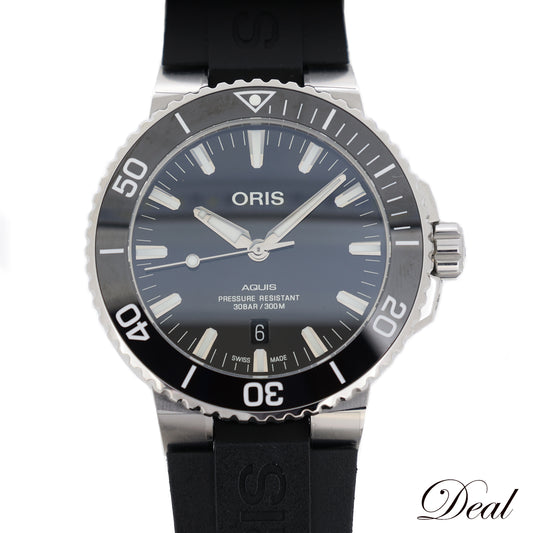 未使用 保管品 ORIS オリス アクイス デイト 01 733 7730 4134 メンズ 腕時計