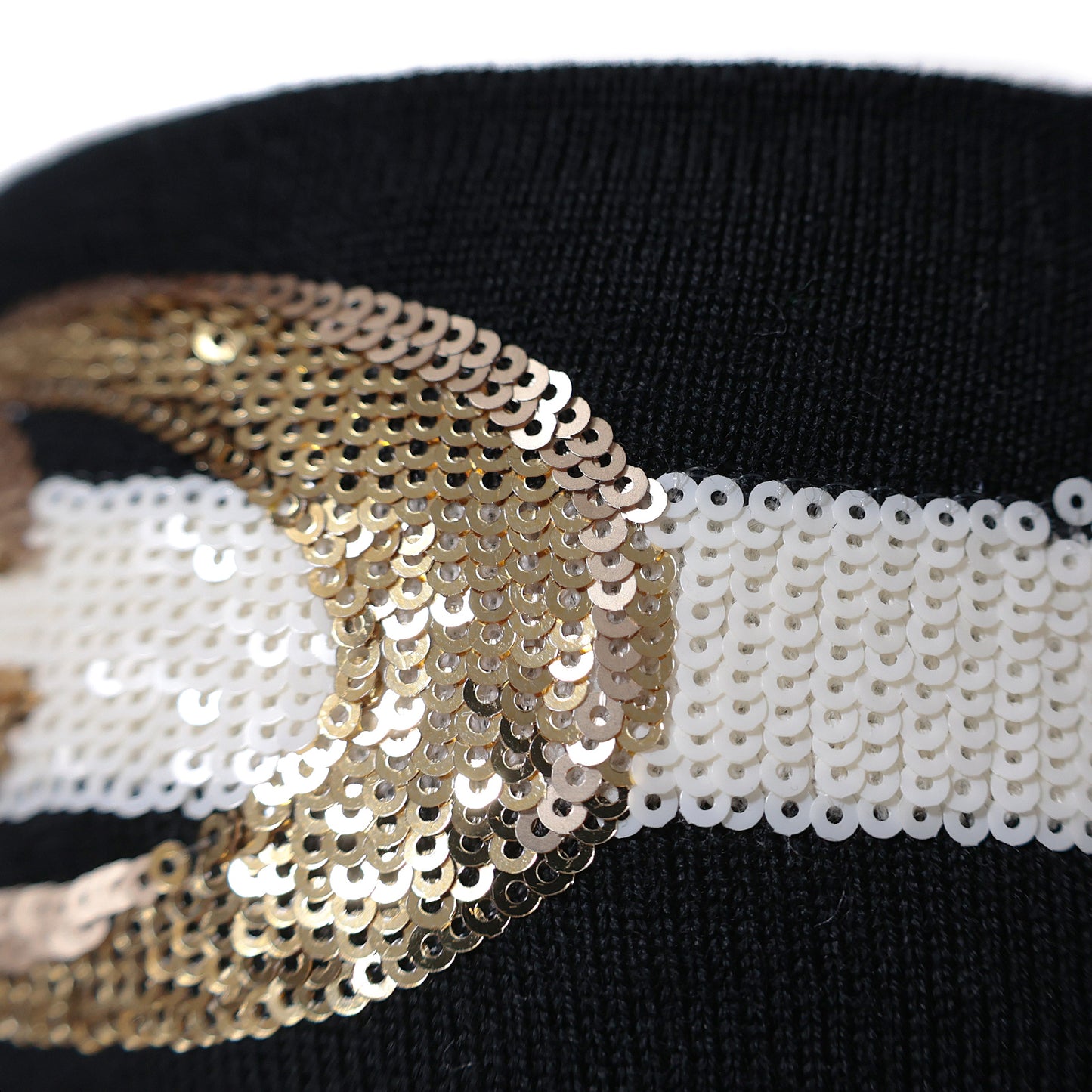 SALE GUCCI Gucci GG Logo Sequined Knit Hairband - Unisex, Women's, Men's, Black