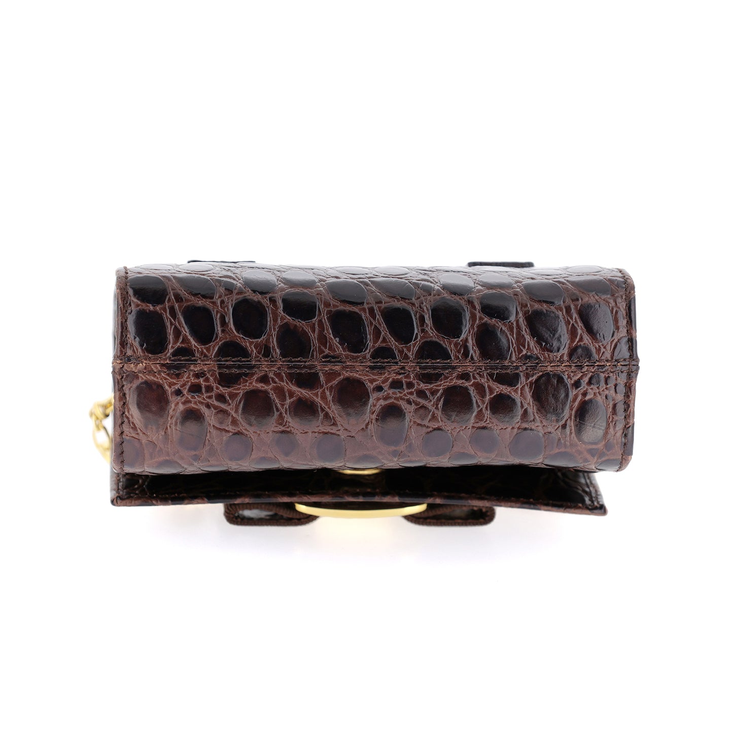 Salvatore Ferragamo サルヴァトーレ フェラガモ ヴァラ リボン ミニ チェーン 3WAY ブラウン レディース ショルダーバッグ