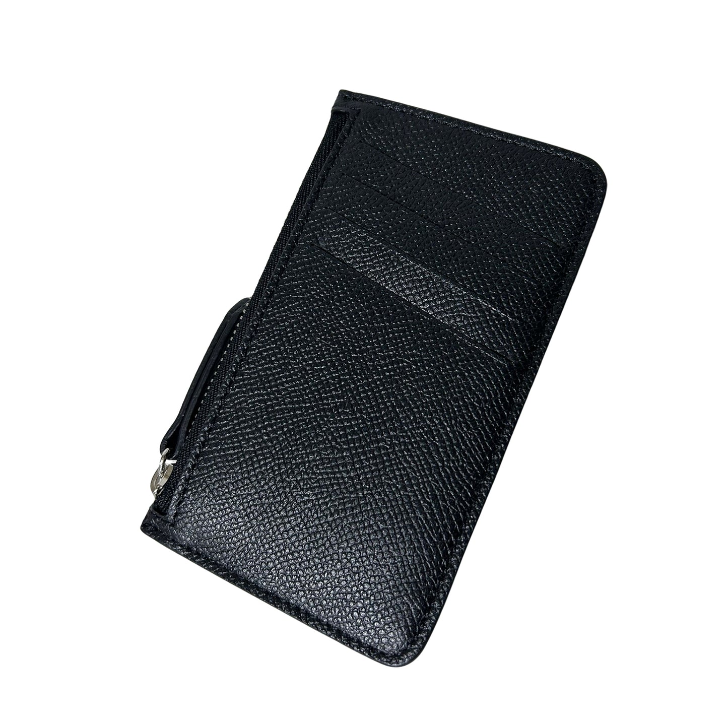 美品 Maison Margiela メゾンマルジェラ フラグメントケース 4ステッチ SA1VX0008 P4745 ユニセックス ブラック メンズ コインケース