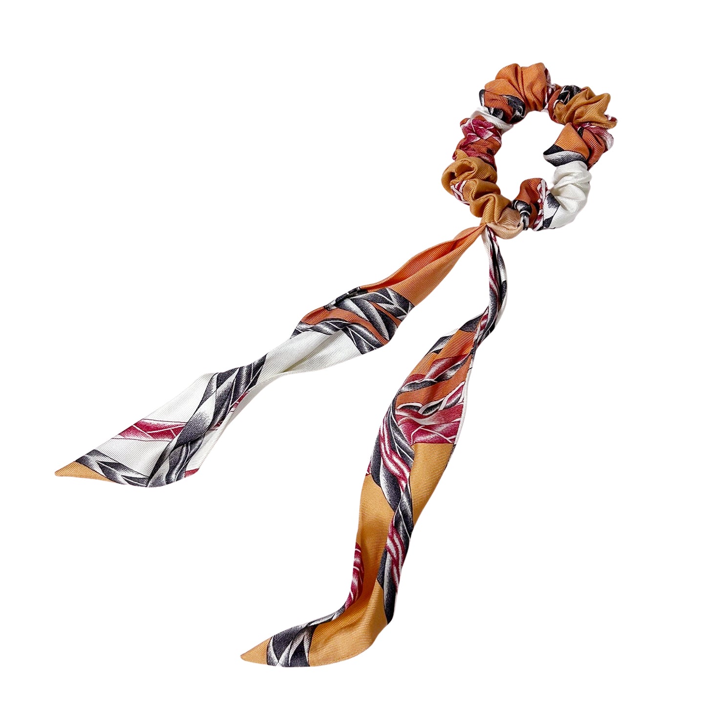 未使用 展示品 HERMES エルメス ベッラ ローブデュソワール オレンジ レディース シュシュ