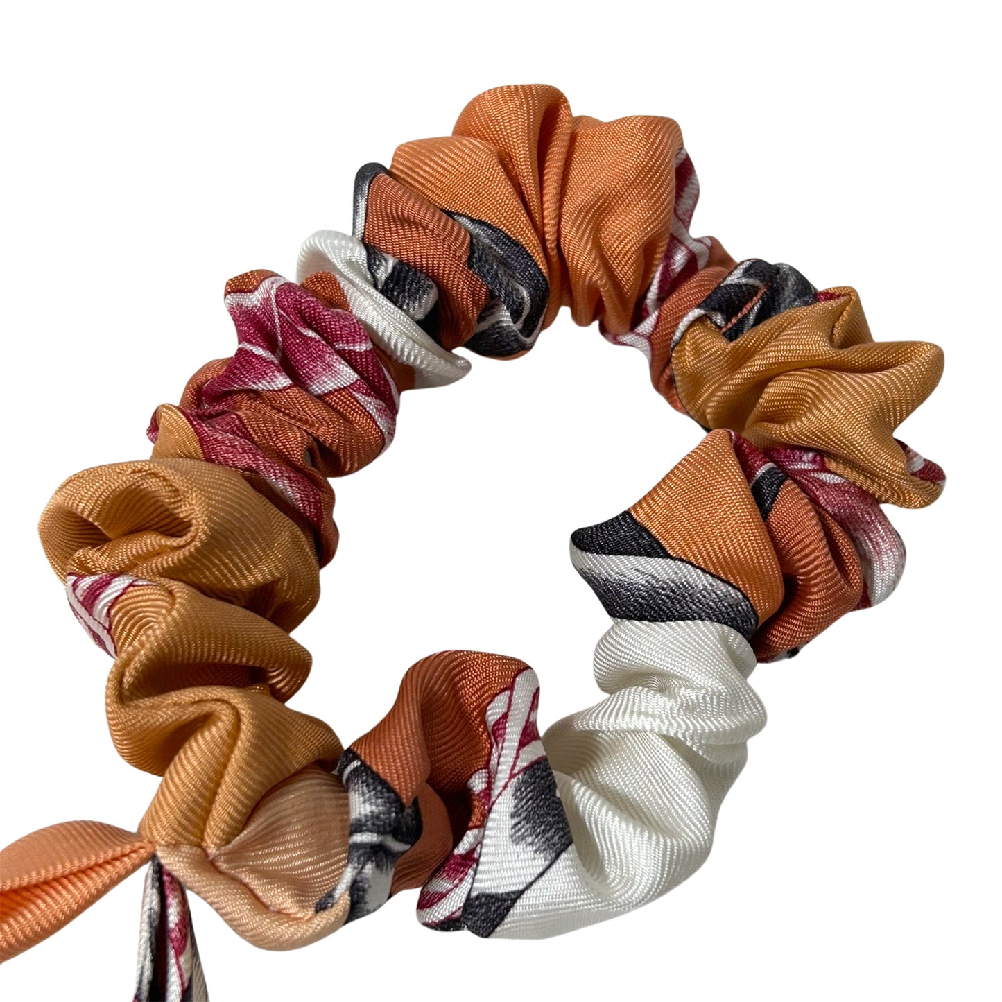 未使用 展示品 HERMES エルメス ベッラ ローブデュソワール オレンジ レディース シュシュ