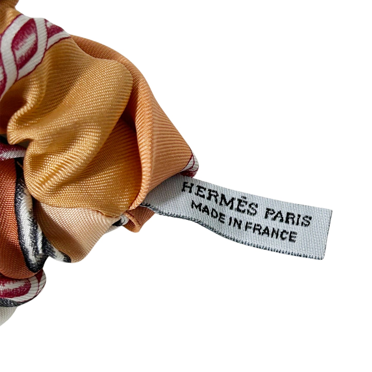 未使用 展示品 HERMES エルメス ベッラ ローブデュソワール オレンジ レディース シュシュ