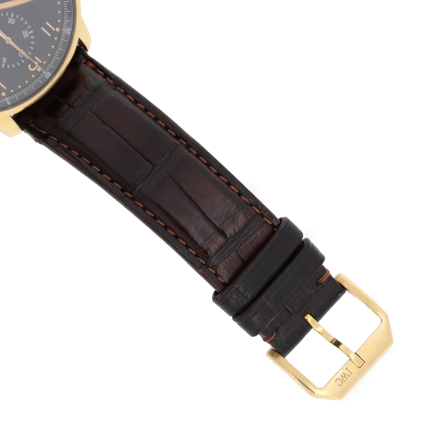 K18PG IWC アイダブリュシー  ポルトギーゼ クロノグラフ  IW371415  メンズ 腕時計