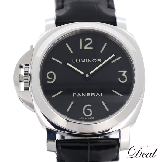 希少 左リューズ PANERAI パネライ ルミノール ベースレフトハンド PAM00219 Dバックル メンズ 腕時計