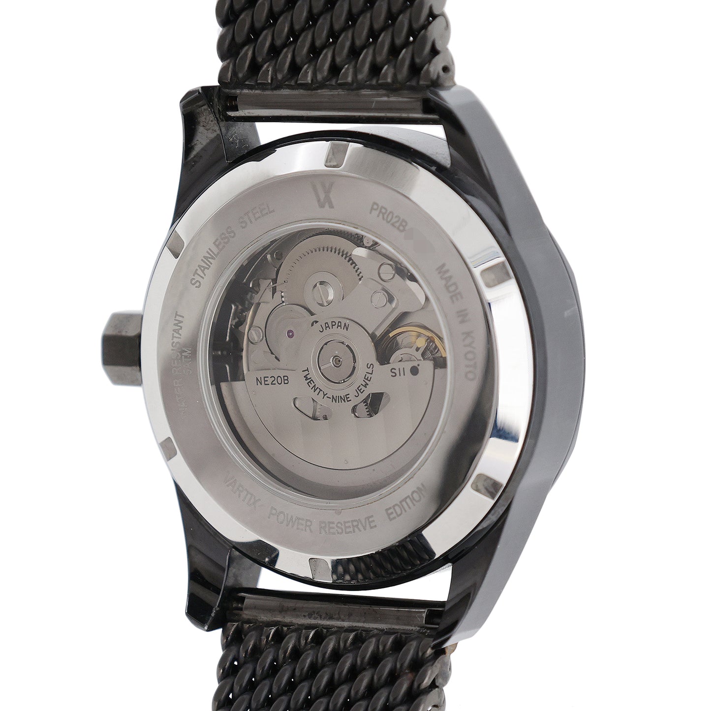 VARTIX ヴァティックス アライブ テーブルファセット PR02B パワーリザーブ メンズ 腕時計