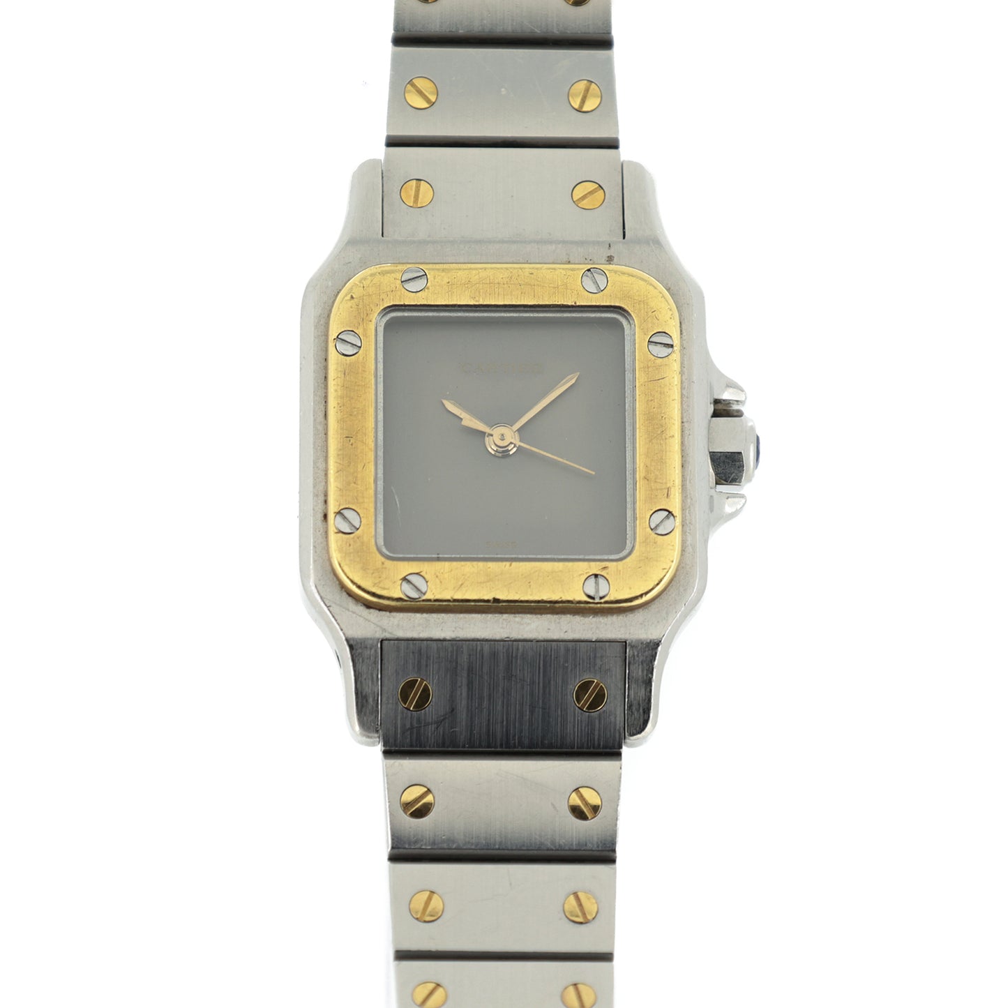 Cartier カルティエ サントスガルベSM ゴースト SS/YG レディース 腕時計