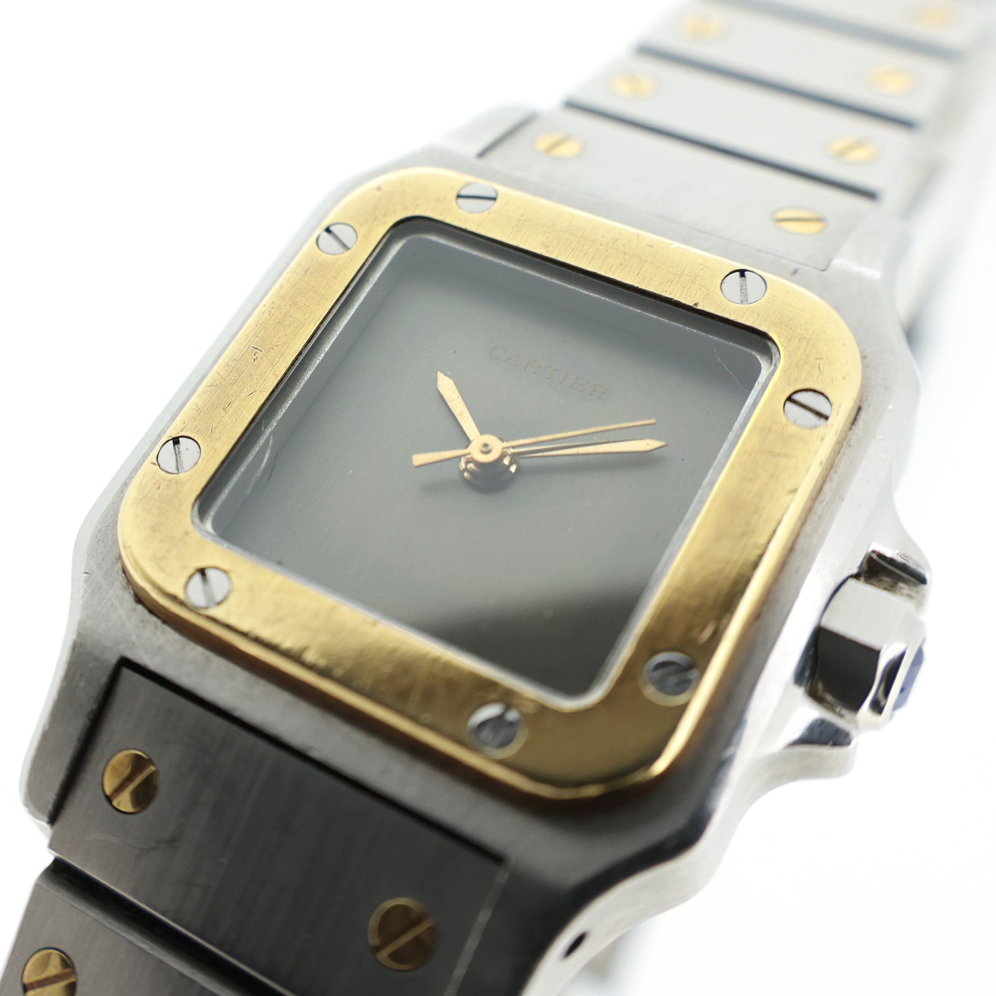 Cartier カルティエ サントスガルベSM ゴースト SS/YG レディース 腕時計