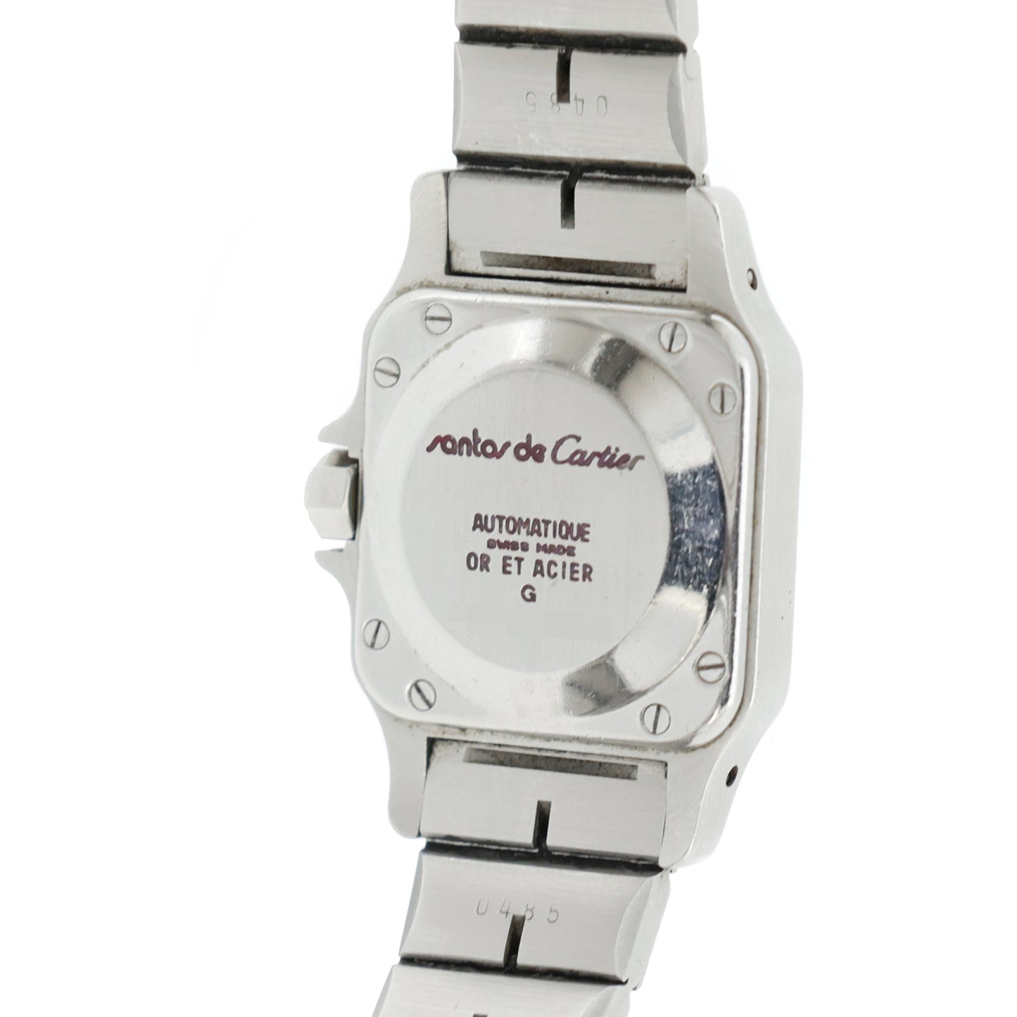 Cartier カルティエ サントスガルベSM ゴースト SS/YG レディース 腕時計