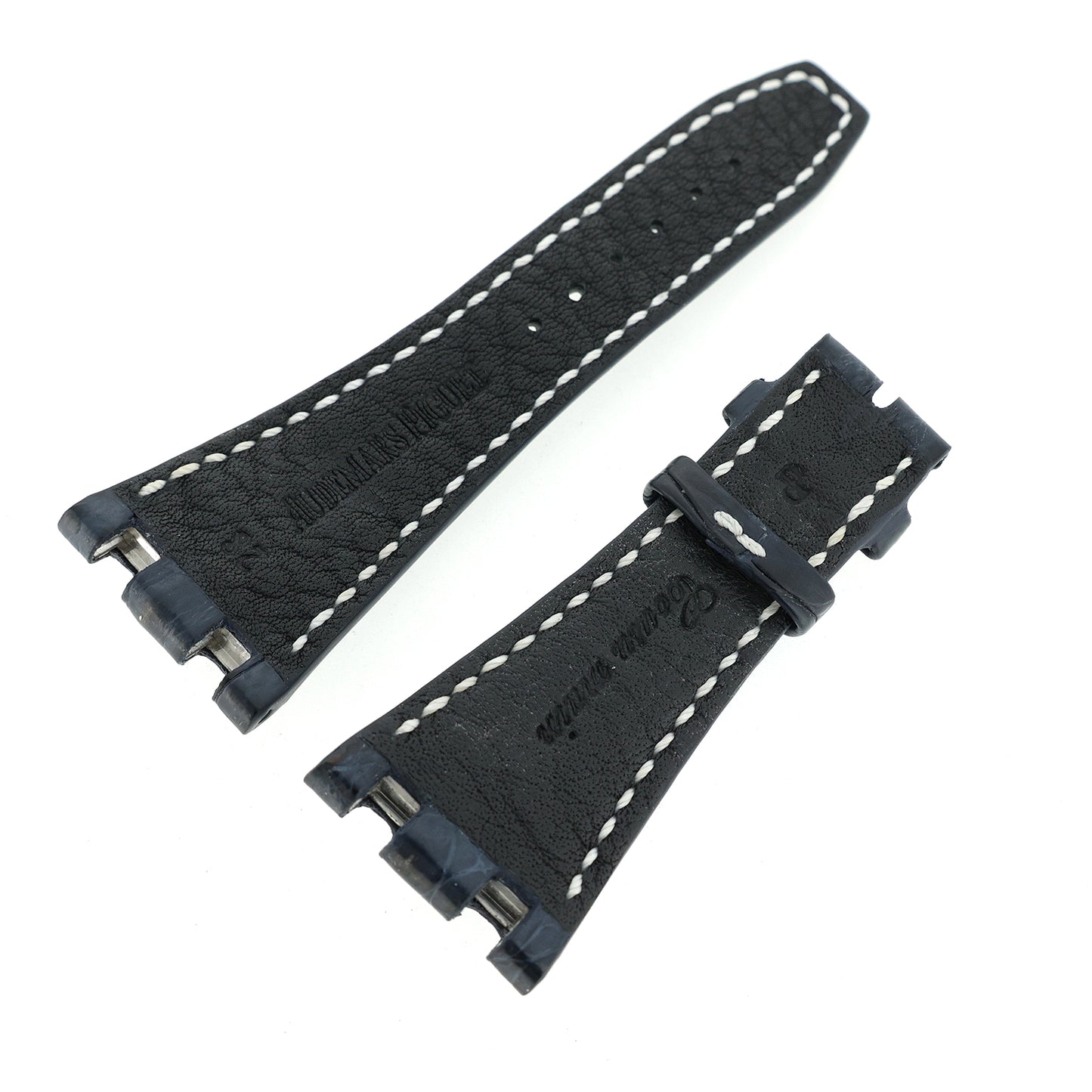 美品 AUDEMARS PIGUET オーデマピゲ 純正 レザーベルト ロイヤルオーク ネイビー メンズ 時計ベルト