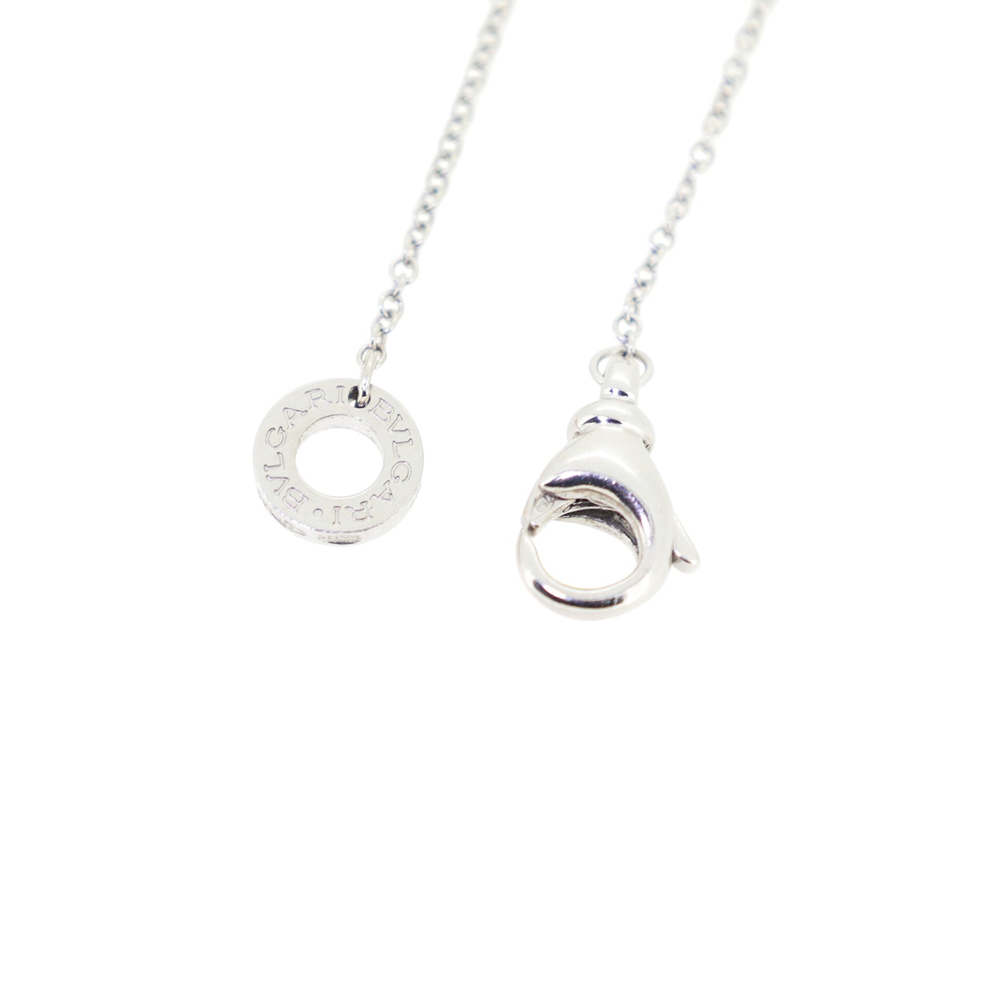 BVLGARI ブルガリ  コロナ ダイヤ K18WG  0.3ct 1粒ダイヤ  シルバー  レディース ネックレス