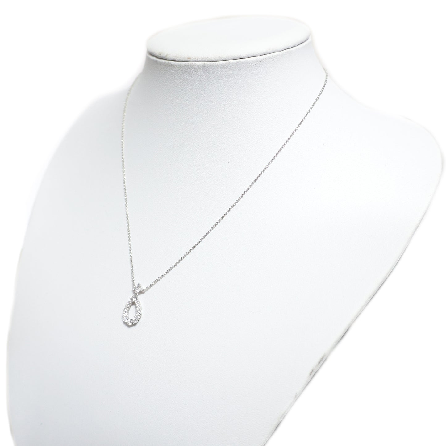 Harry Winston ハリーウィンストン ループ バイ ハリーウィンストン Pt950 ダイヤ PEDPPLMDLP ミディアム シルバー レディース ネックレス