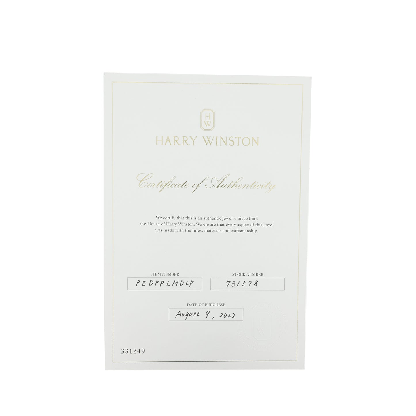 Harry Winston ハリーウィンストン ループ バイ ハリーウィンストン Pt950 ダイヤ PEDPPLMDLP ミディアム シルバー レディース ネックレス