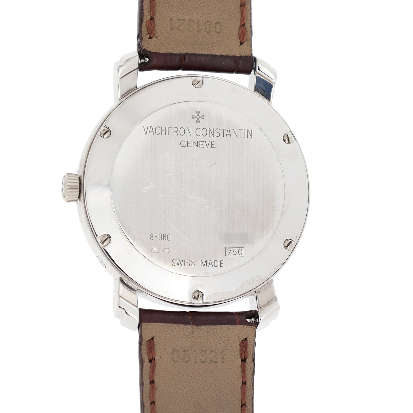 K18WG VACHERON CONSTANTIN ヴァシュロンコンスタンタン  マルタ パワーリザーブ デイト  83060/000G-9287  メンズ 腕時計