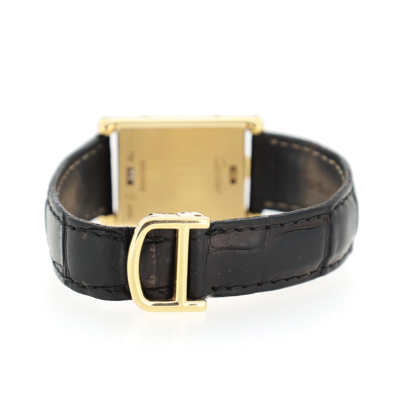 K18YG Cartier カルティエ  タンクバスキュラントSM 裏面ダイヤ  WA202051  レディース 腕時計