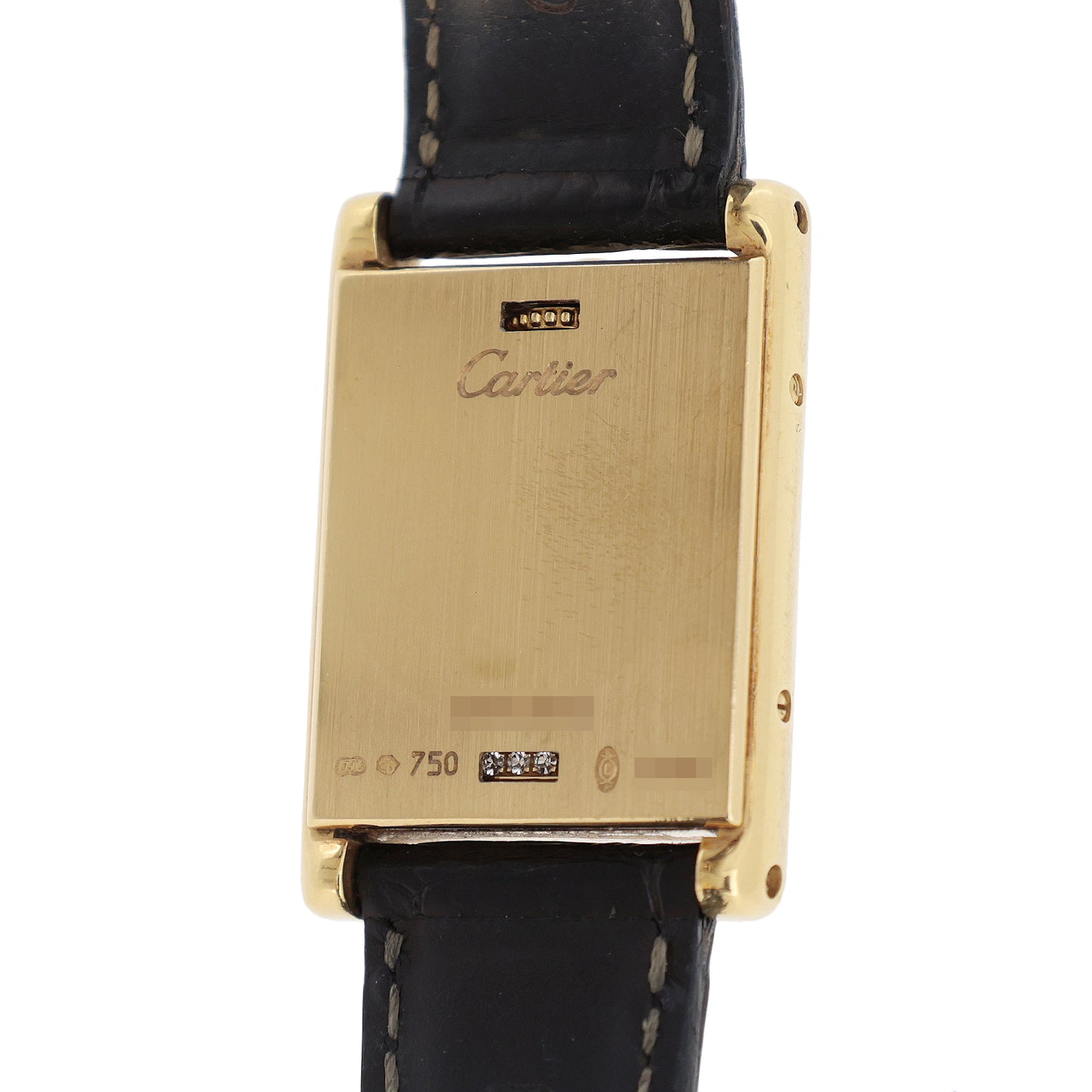 K18YG Cartier カルティエ  タンクバスキュラントSM 裏面ダイヤ  WA202051  レディース 腕時計