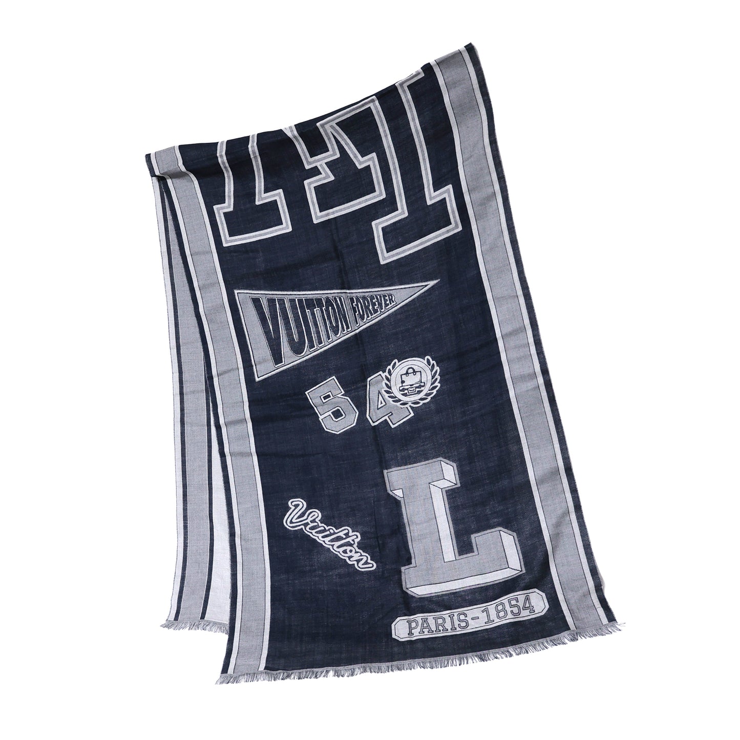 LOUIS VUITTON ルイ・ヴィトン エトール LVリーグ ストール M73738 アイビーリーグ ネイビー メンズ スカーフ
LV