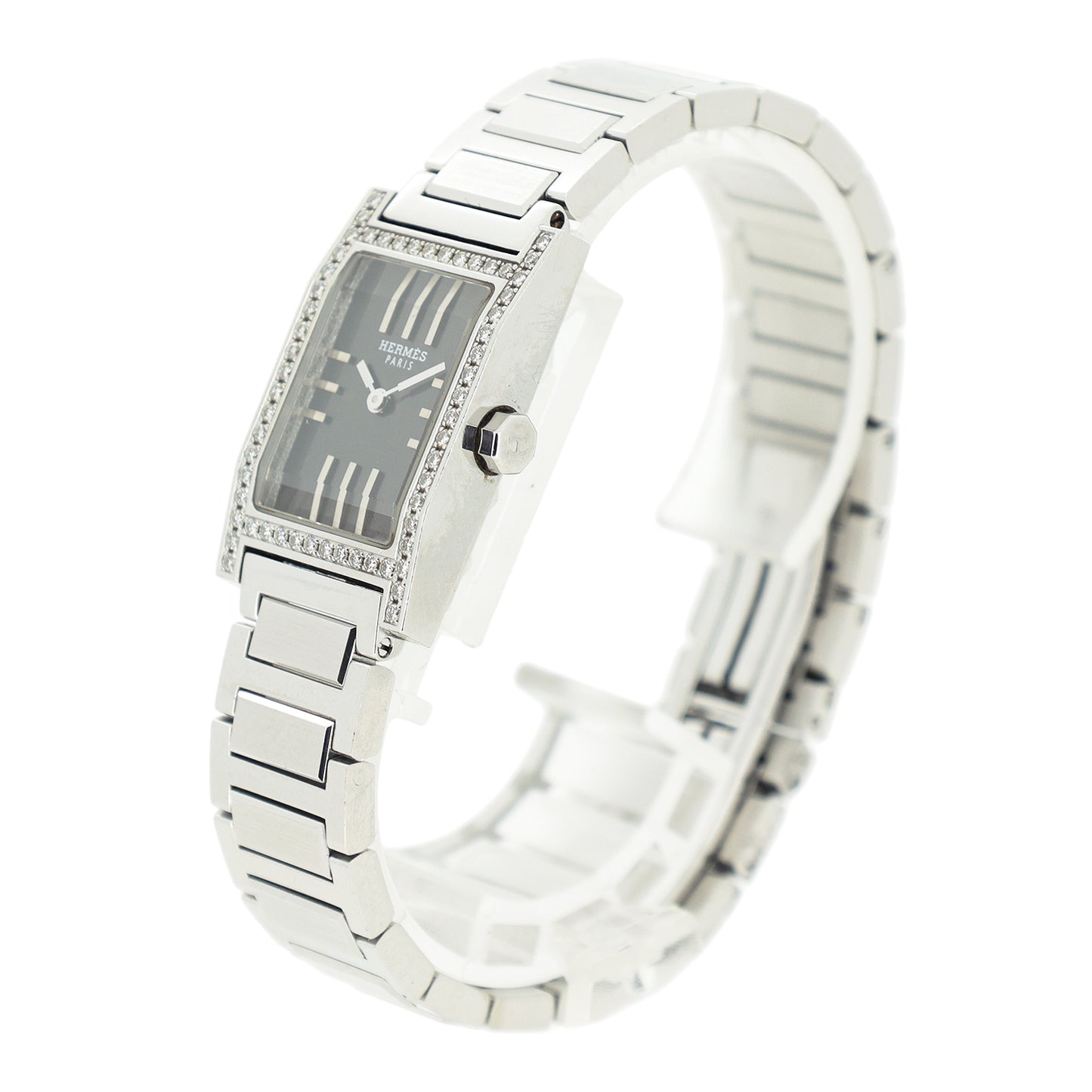 ベゼルダイヤ HERMES エルメス タンデム TA1.231 レディース 腕時計