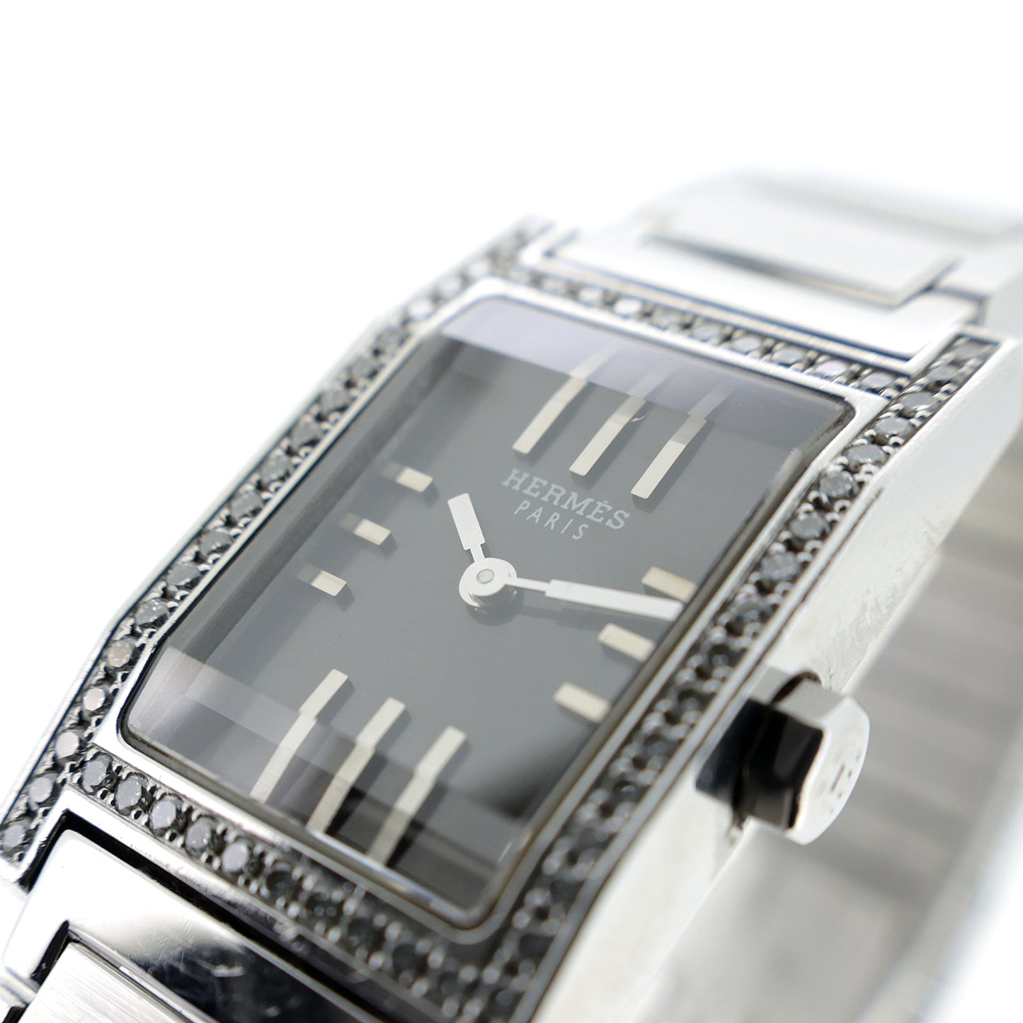 ベゼルダイヤ HERMES エルメス タンデム TA1.231 レディース 腕時計