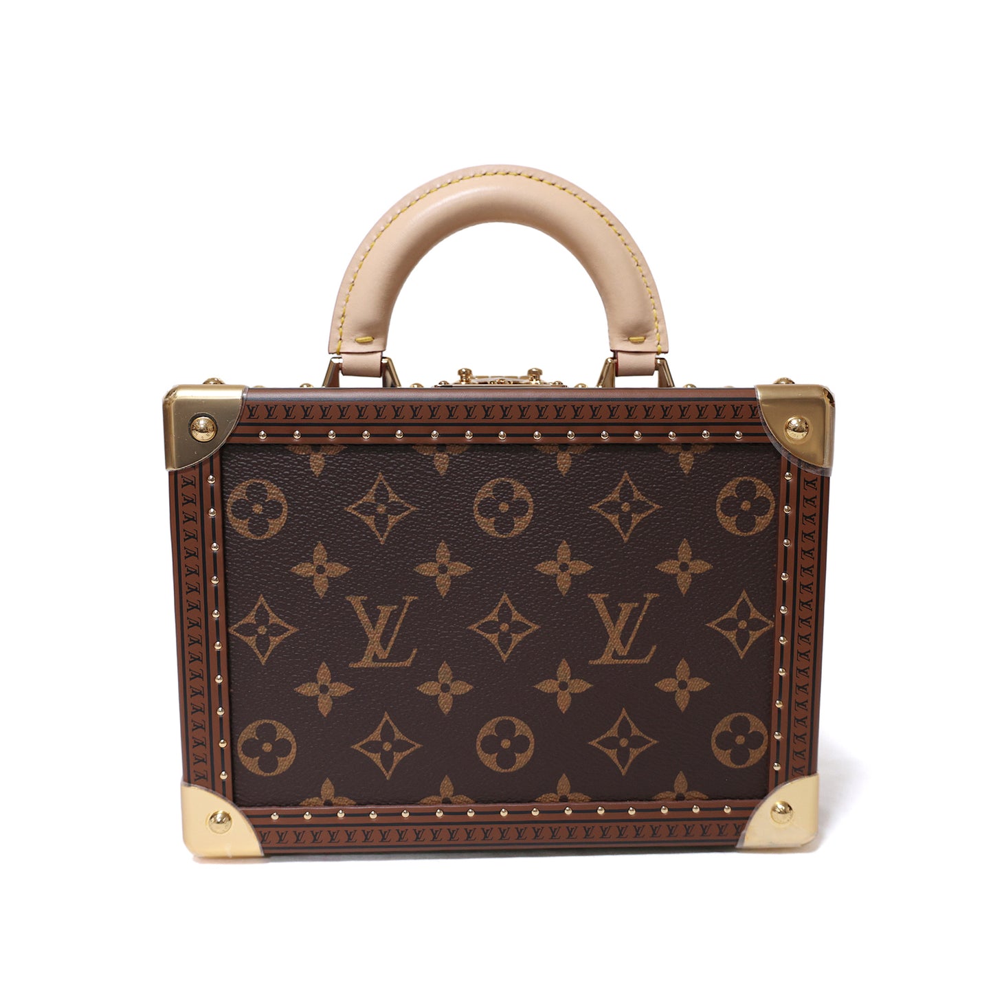 未使用，已存放 LOUIS VUITTON Petite Valise Monogram M20468 棕色女士单肩包
LV