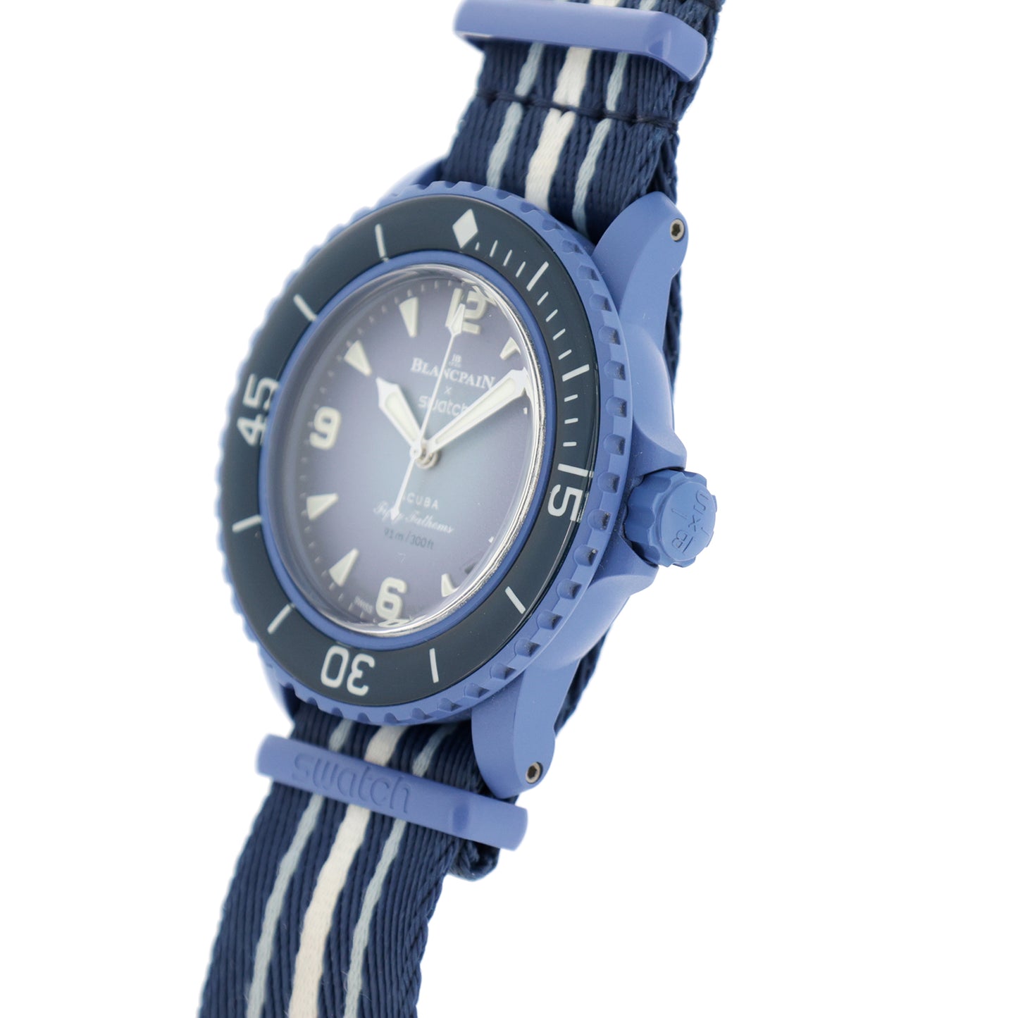 BLANCPAIN×swatch ブランパン×スウォッチ  フィフティファゾムス オーシャンオブストーム  S035A100  メンズ 腕時計