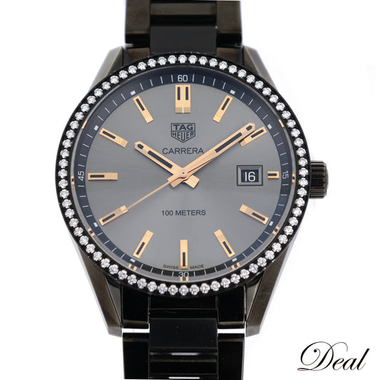 ベゼルダイヤ TAG HEUER タグホイヤー カレラ 39mm WAR1115 レディース 腕時計