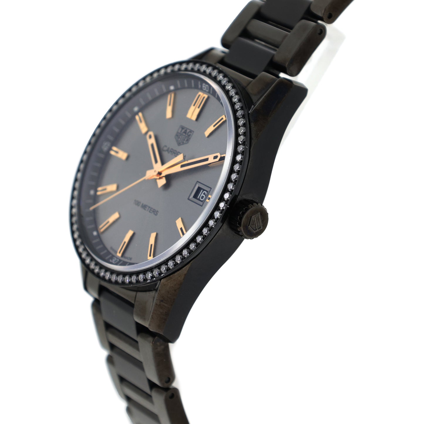 ベゼルダイヤ TAG HEUER タグホイヤー カレラ 39mm WAR1115 レディース 腕時計