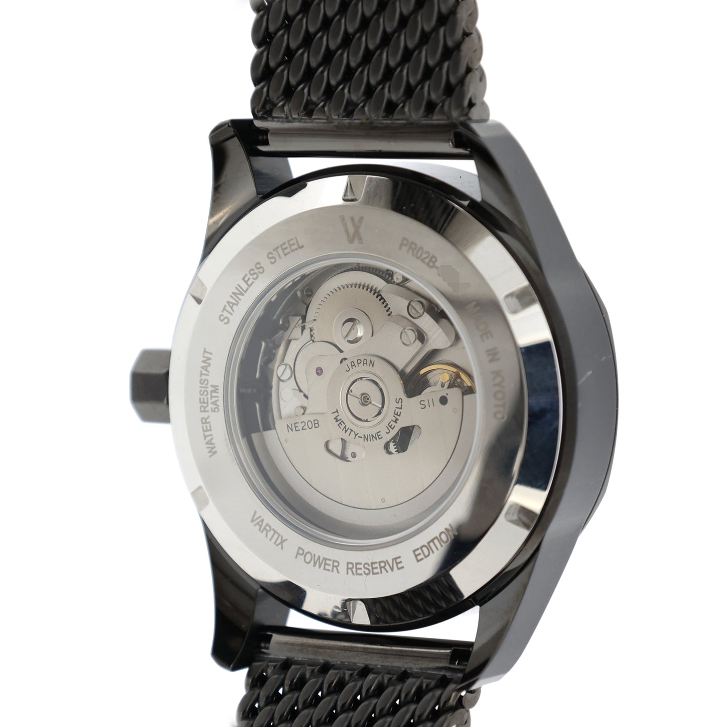 VARTIX ヴァティックス アライブ テーブルファセット PR02B パワーリザーブ メンズ 腕時計