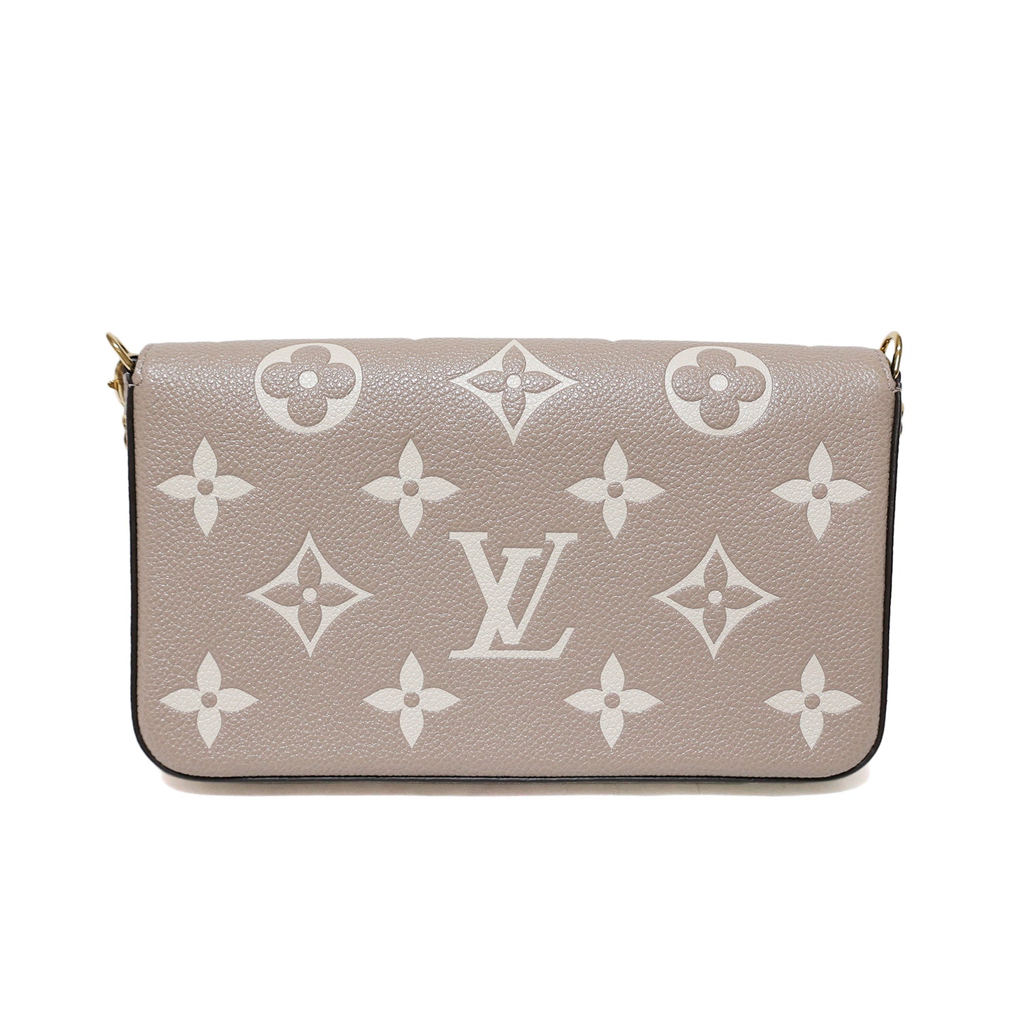 美品 LOUIS VUITTON ルイ・ヴィトン バイカラー モノグラム アンプラント ポシェットフェリシー M69977 ベージュ レディース ショルダーバッグ
LV
