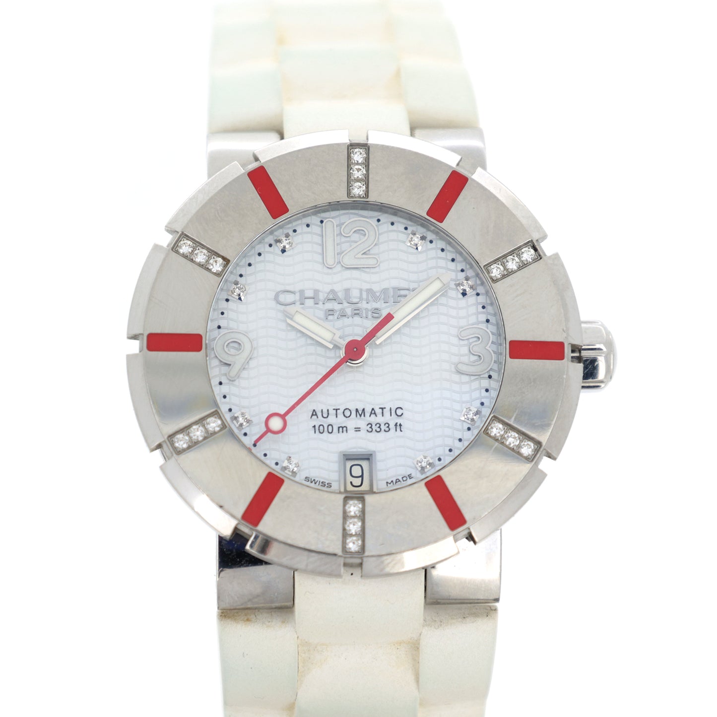 999本限定 Chaumet ショーメ クラスワン ダイヤベゼル 8PD W1728X-38I ユニセックス ボーイズ レディース 腕時計