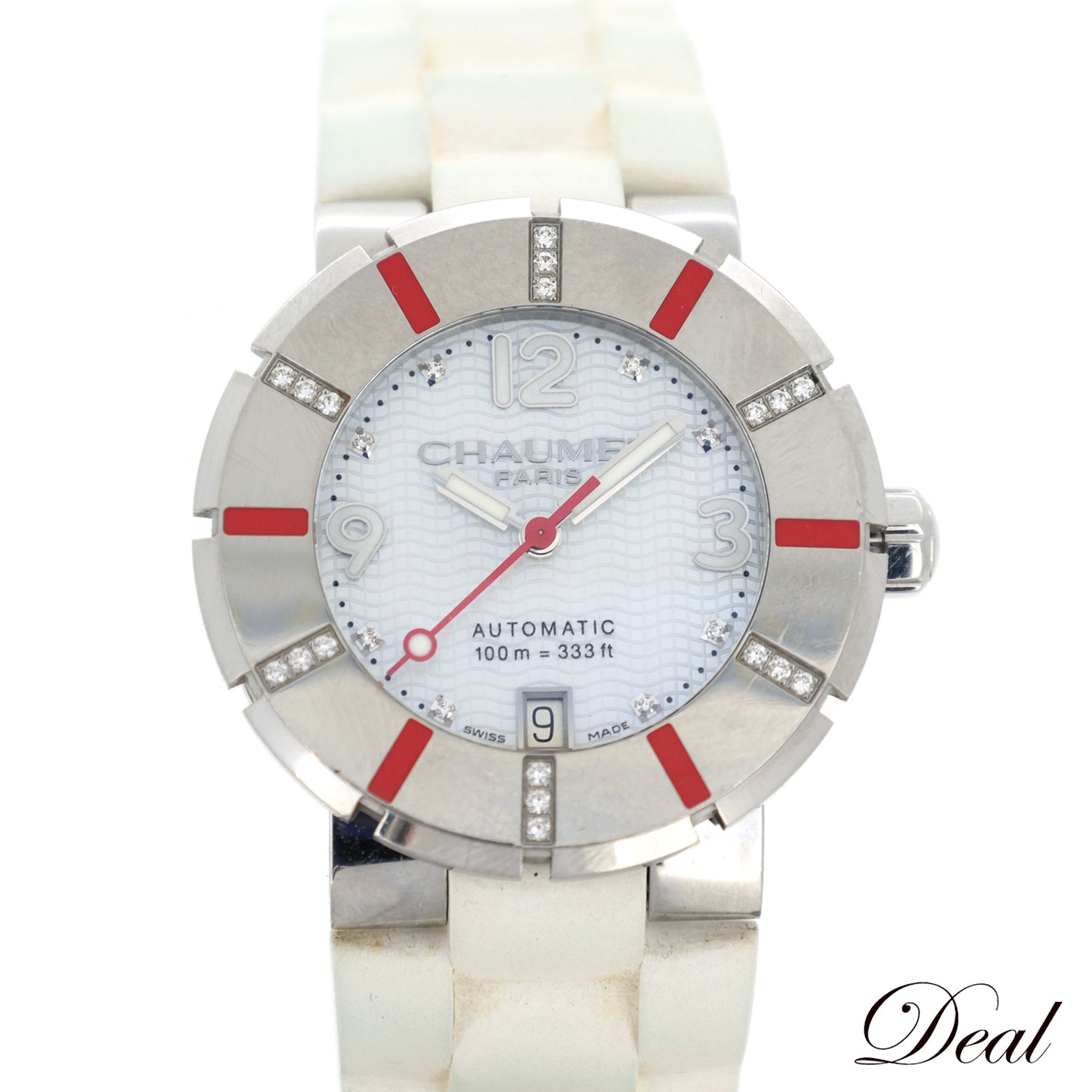 999本限定 Chaumet ショーメ クラスワン ダイヤベゼル 8PD W1728X-38I ユニセックス ボーイズ レディース 腕時計