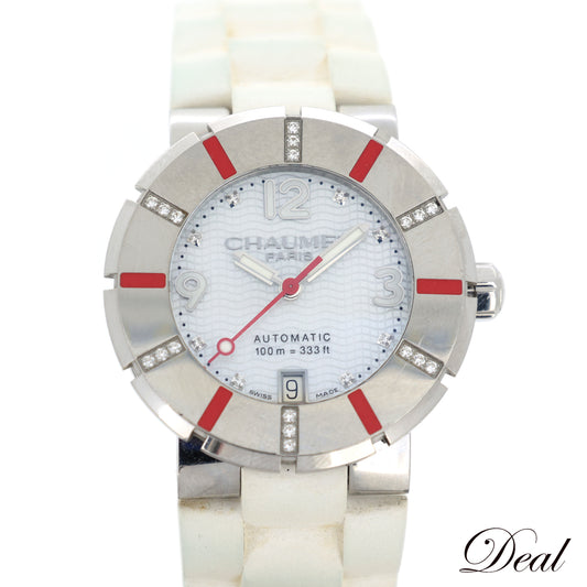 999本限定 Chaumet ショーメ クラスワン ダイヤベゼル 8PD W1728X-38I ユニセックス ボーイズ レディース 腕時計