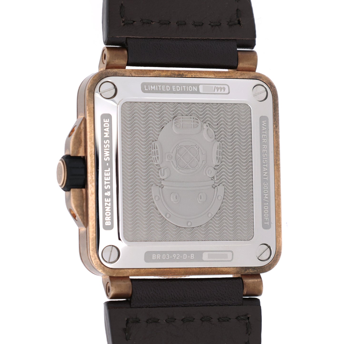 999本限定 Bell＆Ross ベル＆ロス ダイバー ブラウン ブロンズ リミテッド BR03-92-D-BR-BR/SCA メンズ 腕時計