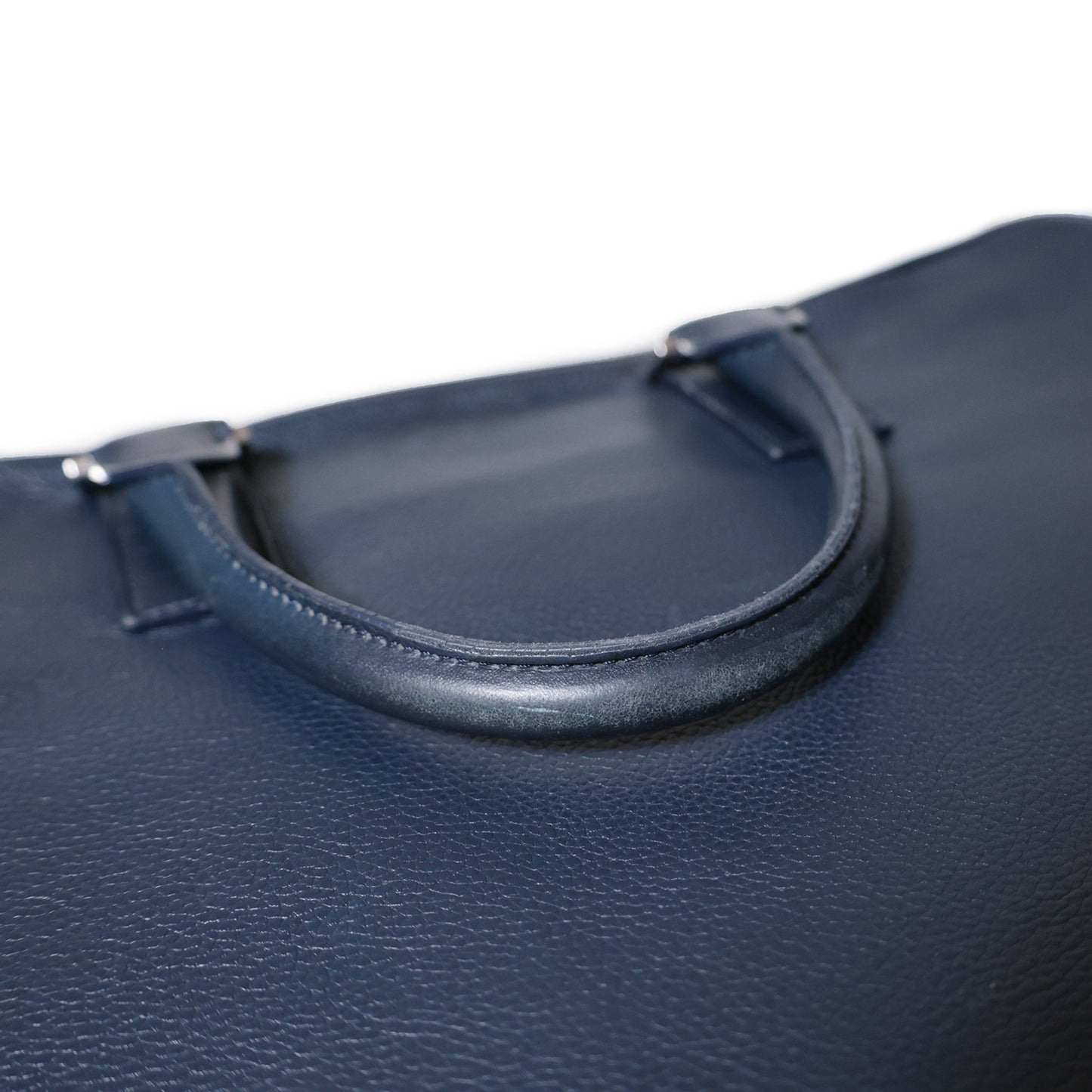 DIOR Dior Homme 粒面小牛皮海军蓝男士商务包