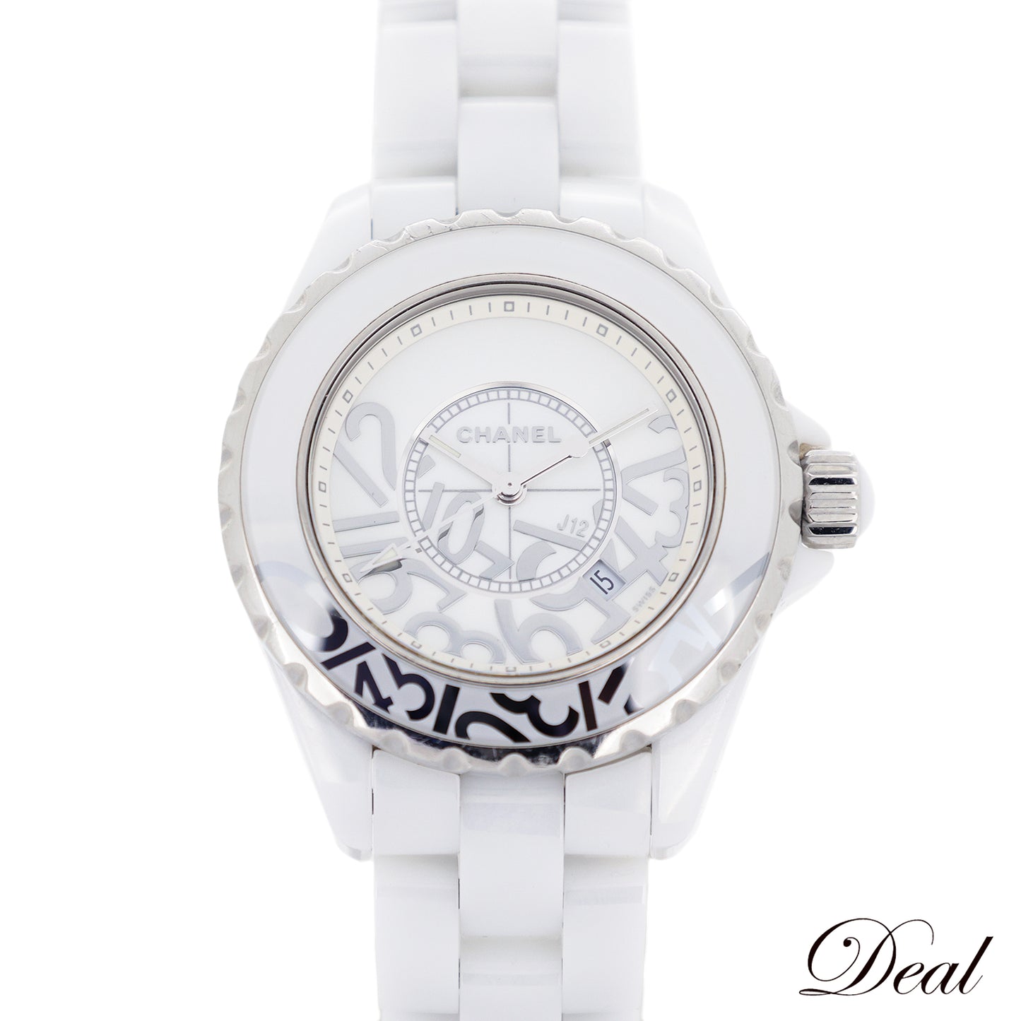 Limited to 1,200 pieces worldwide, CHANEL J12 Graffiti 33mm H5239 Women's Watch