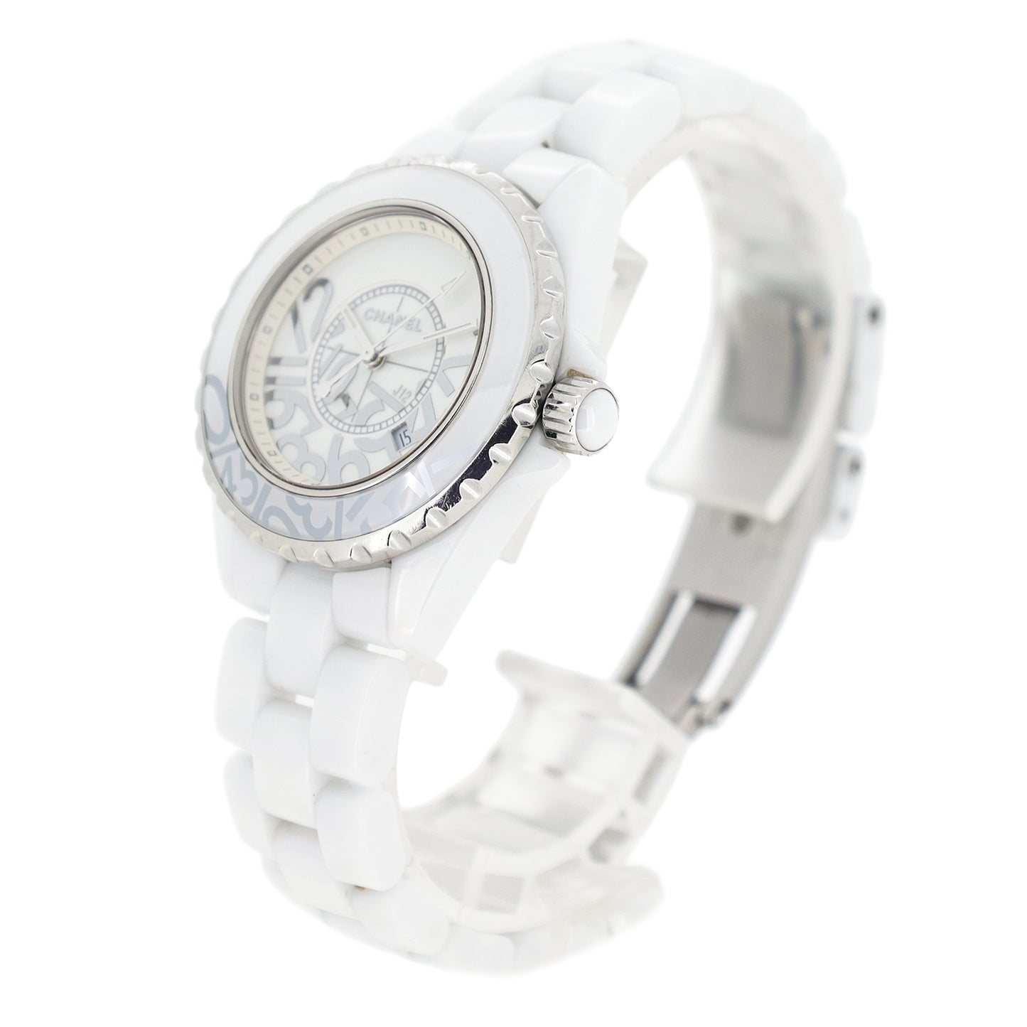 Limited to 1,200 pieces worldwide, CHANEL J12 Graffiti 33mm H5239 Women's Watch