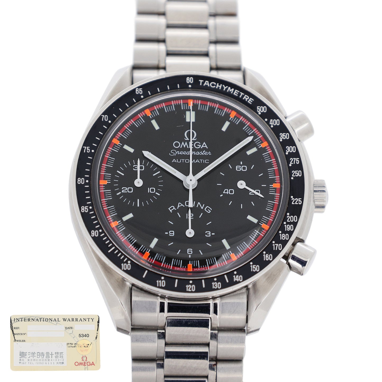 6000本限定 OMEGA オメガ スピードマスター シューマッハ レーシング 3518.50 メンズ 腕時計