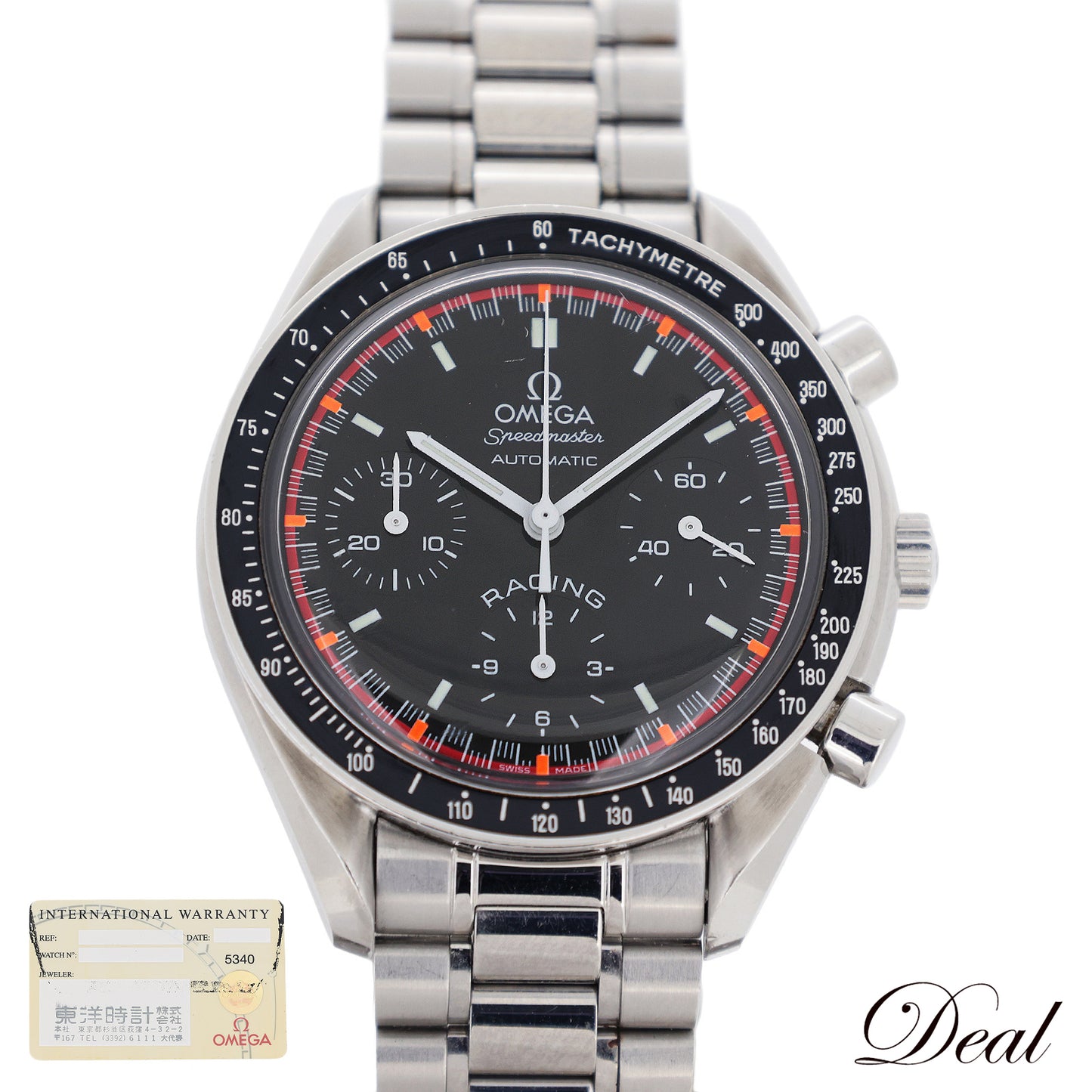 6000本限定 OMEGA オメガ スピードマスター シューマッハ レーシング 3518.50 メンズ 腕時計