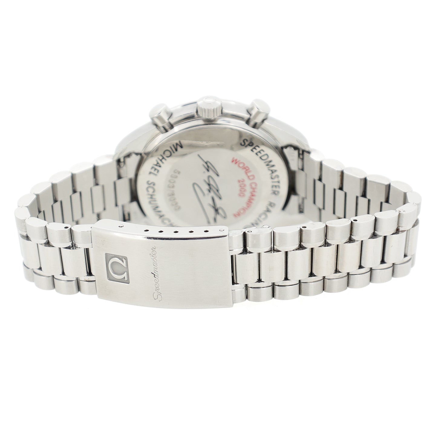 6000本限定 OMEGA オメガ スピードマスター シューマッハ レーシング 3518.50 メンズ 腕時計