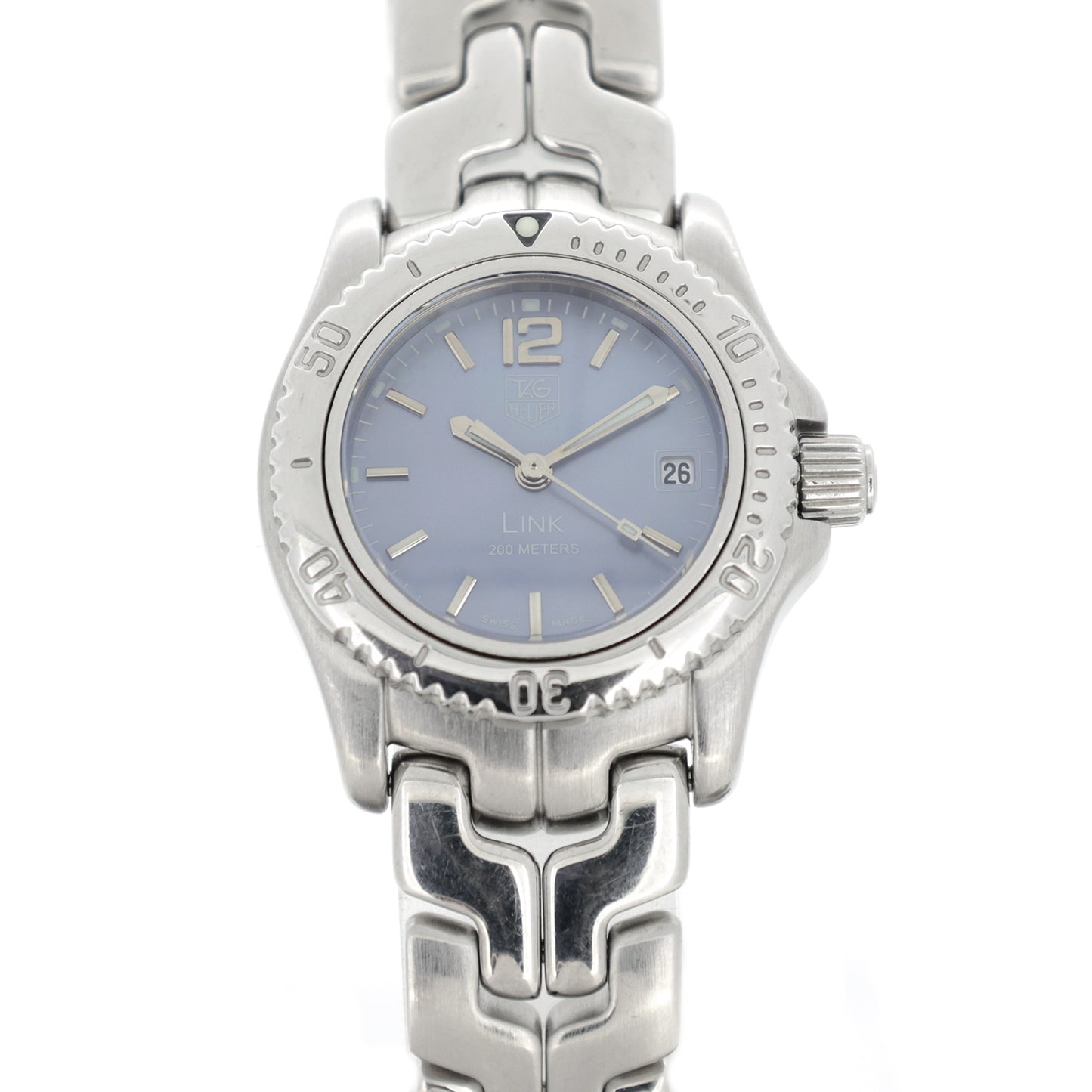 TAG HEUER タグホイヤー リンク デイト WT141G クォーツ レディース 腕時計