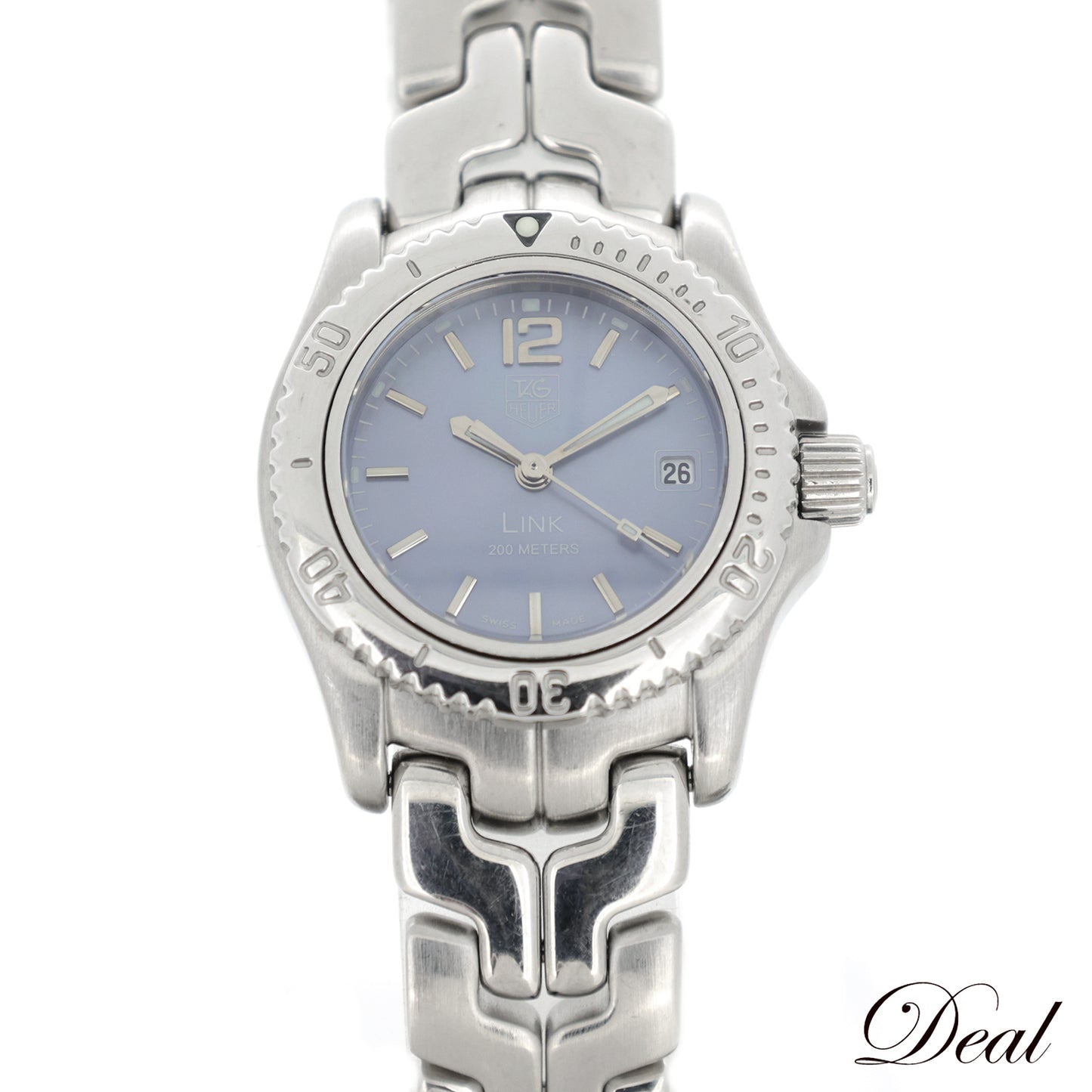 TAG HEUER タグホイヤー リンク デイト WT141G クォーツ レディース 腕時計