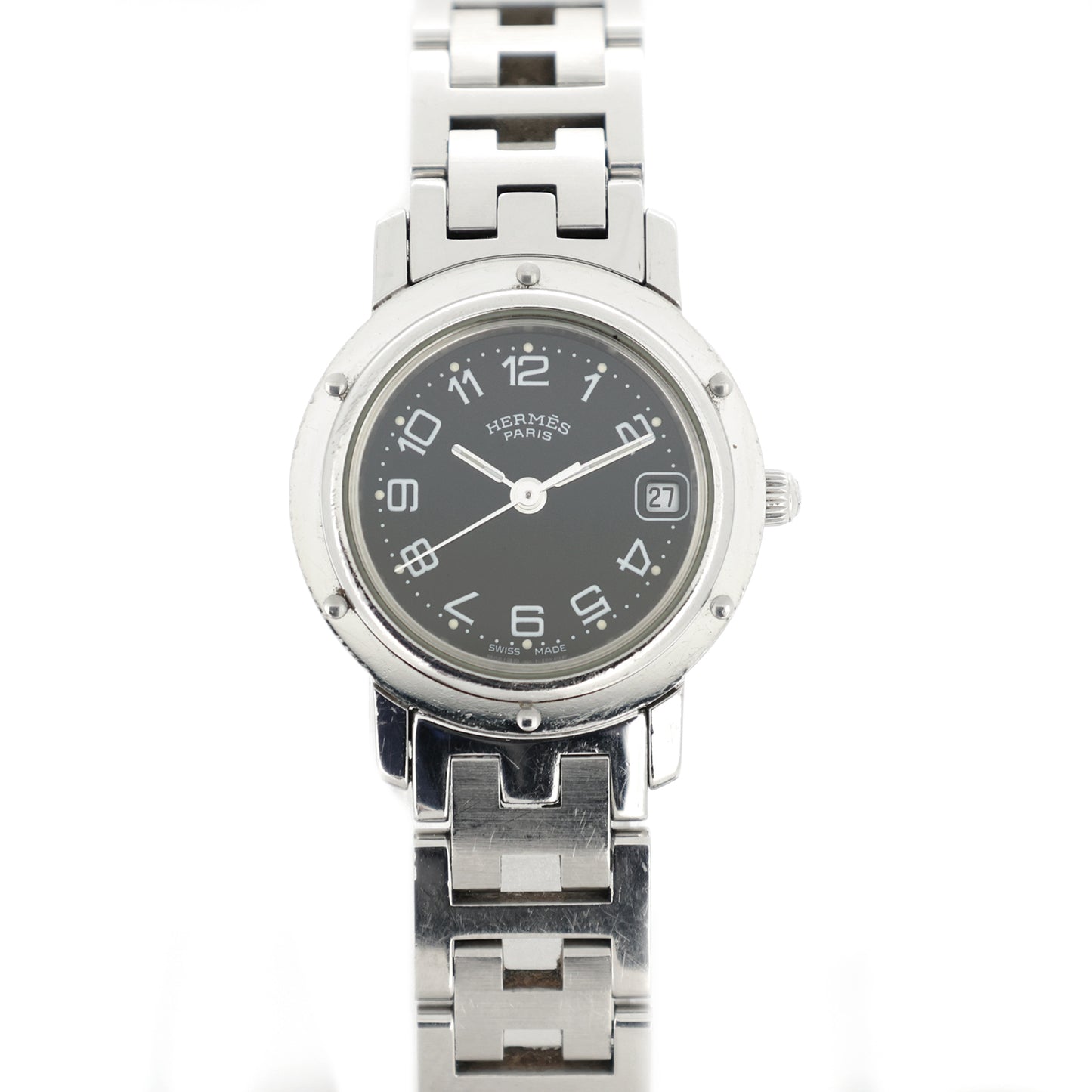 HERMES エルメス クリッパー CL4.210 レディース 腕時計