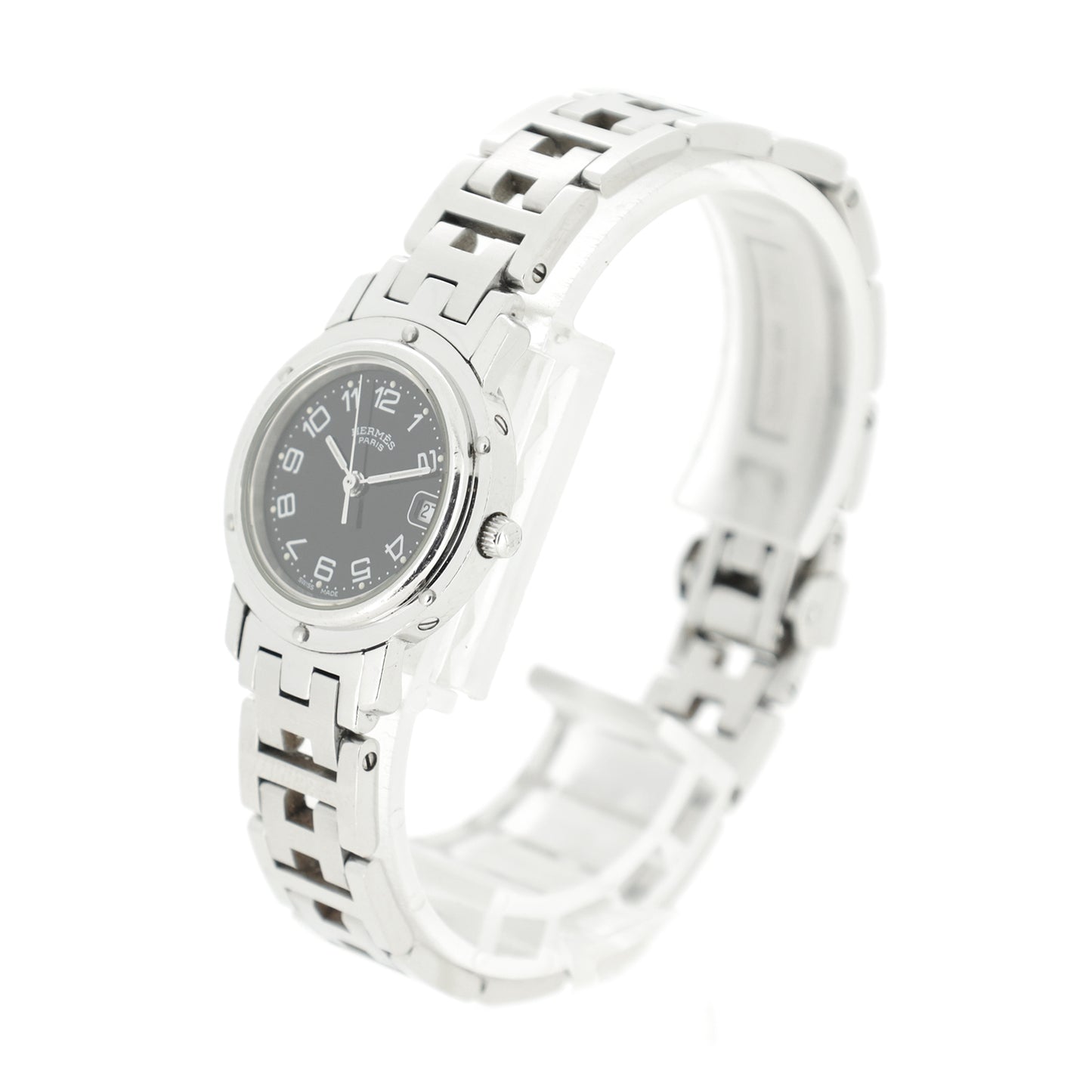 HERMES エルメス クリッパー CL4.210 レディース 腕時計