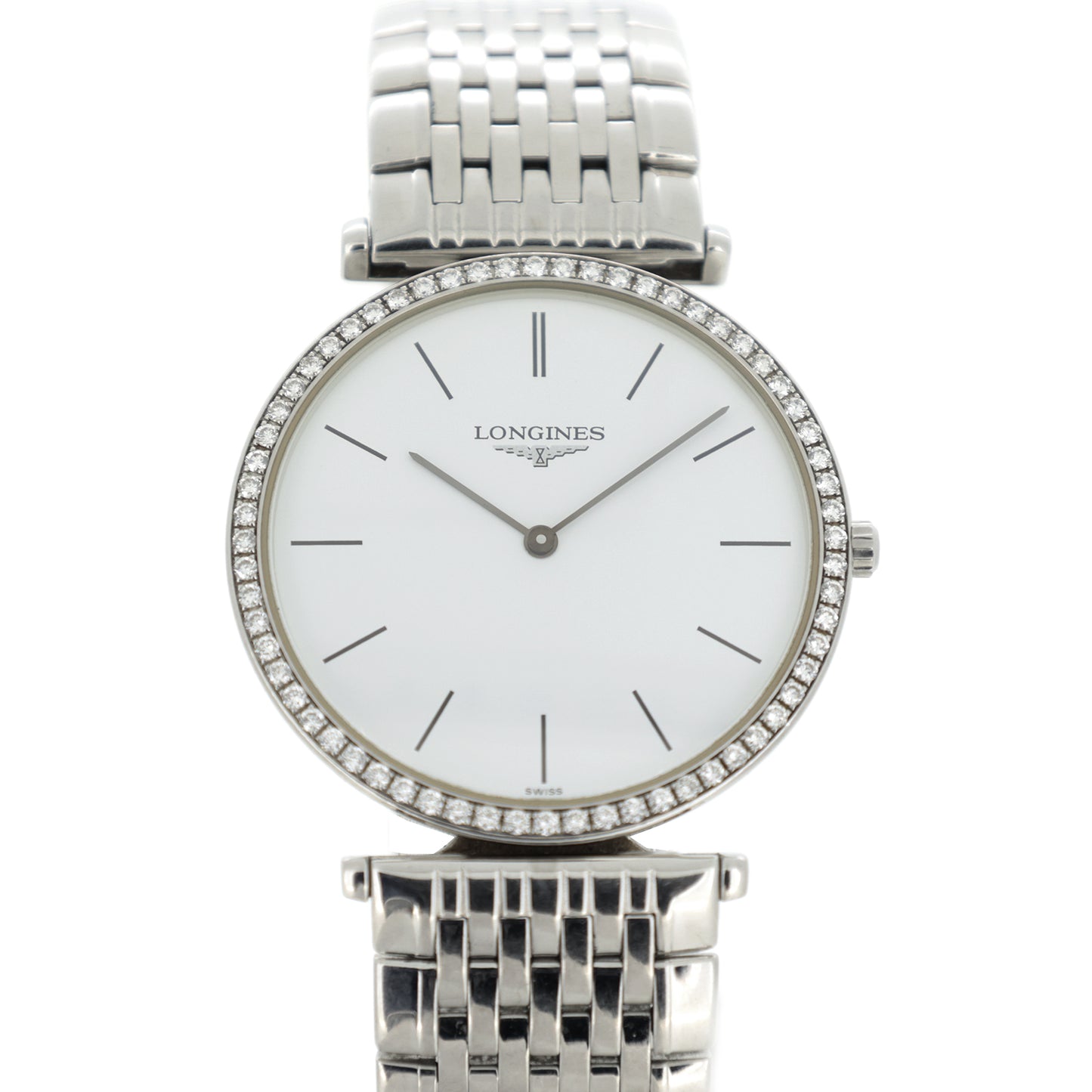 ベゼルダイヤ LONGINES ロンジン グランドクラシック L4.741.0 メンズ 腕時計