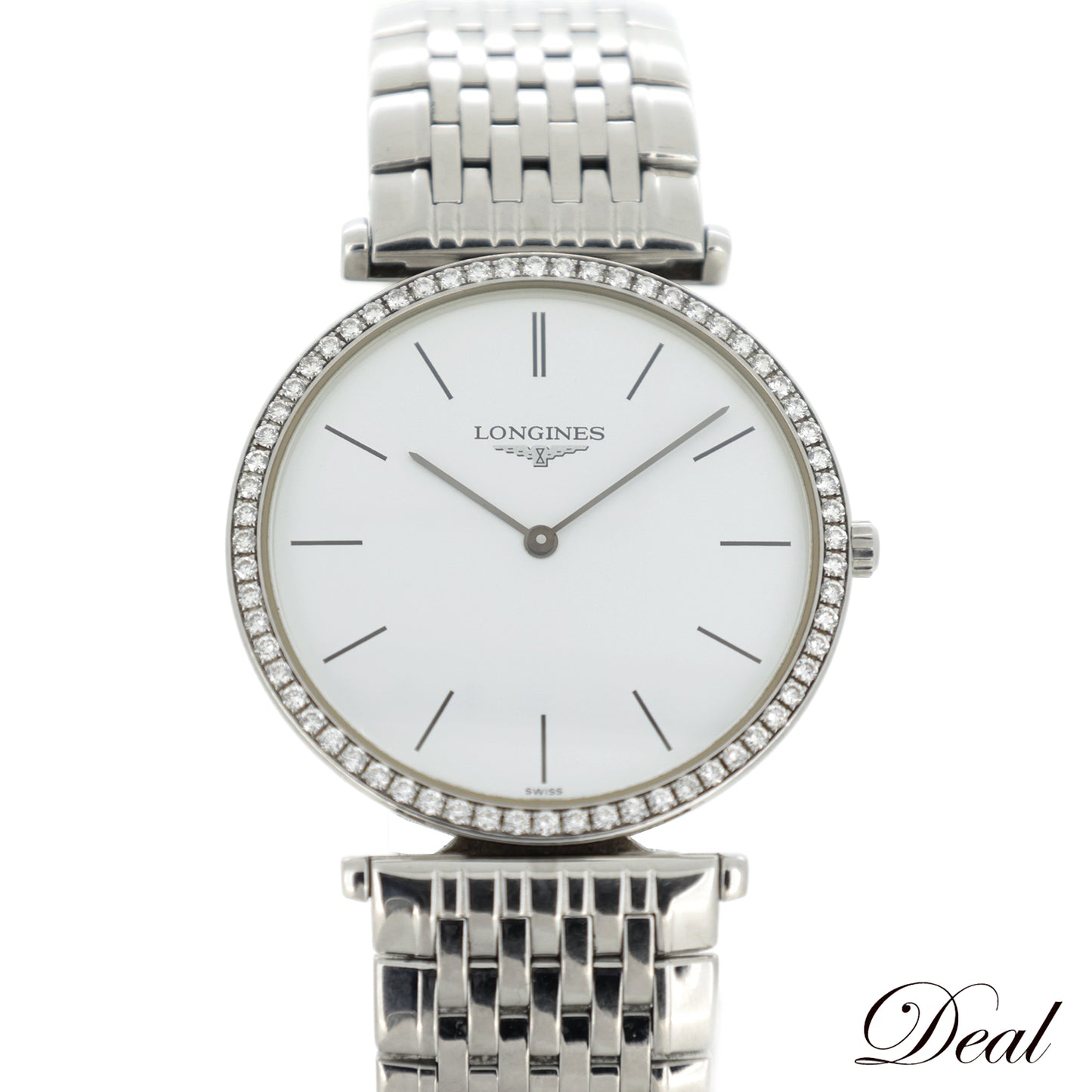 ベゼルダイヤ LONGINES ロンジン グランドクラシック L4.741.0 メンズ 腕時計