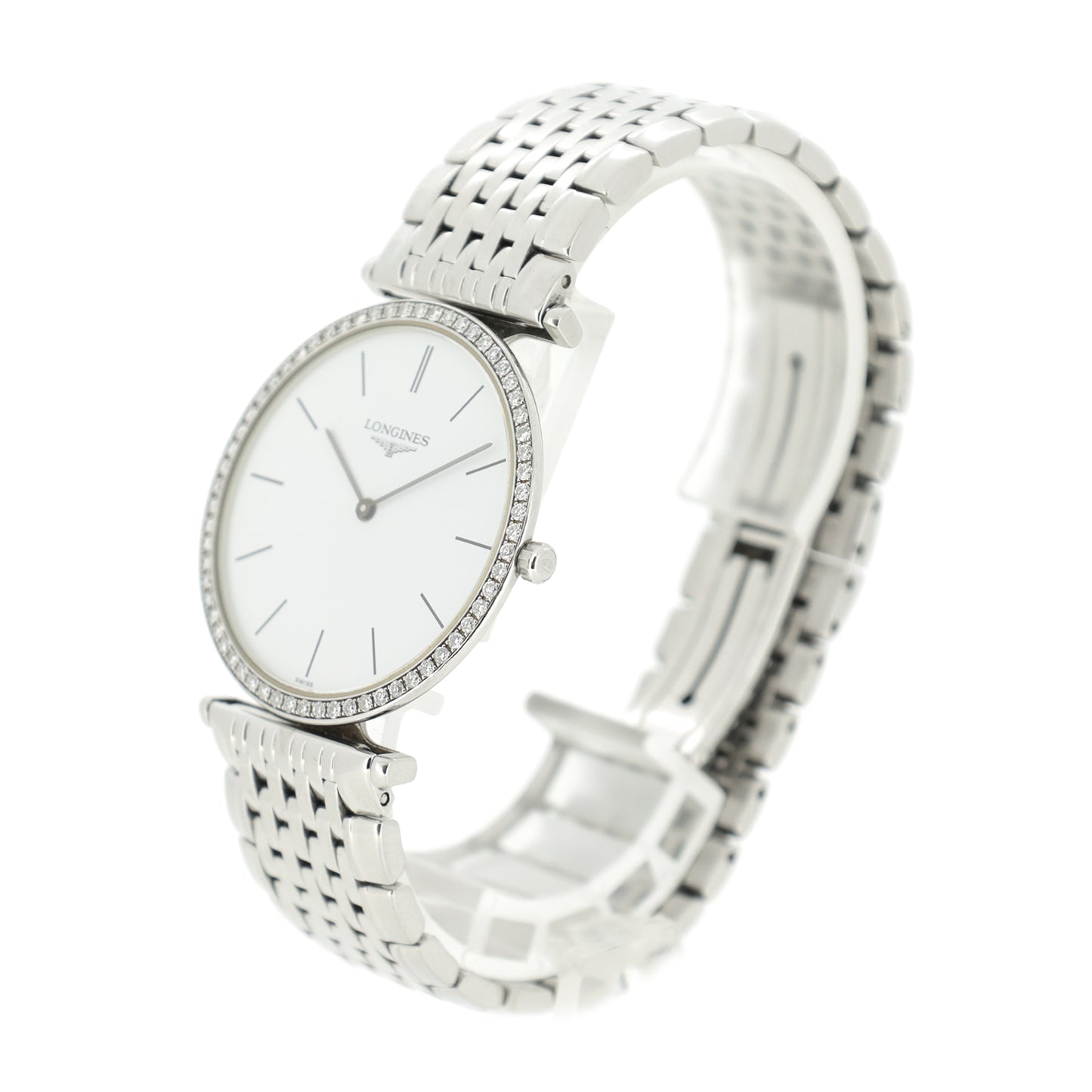 ベゼルダイヤ LONGINES ロンジン グランドクラシック L4.741.0 メンズ 腕時計