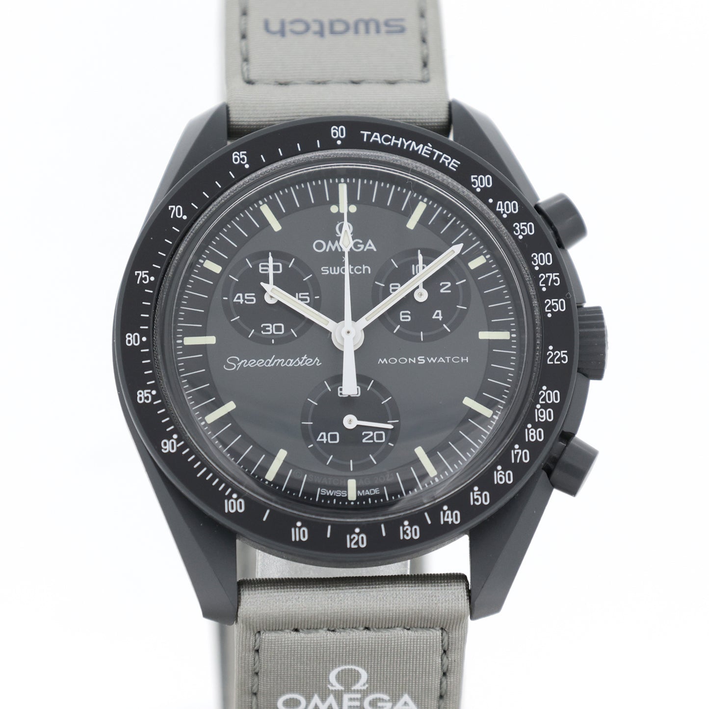 未使用 展示品 omega×swatch オメガ×スウォッチ  ムーンスウォッチ ミッション トゥ マーキュリー  SO33A100  メンズ 腕時計