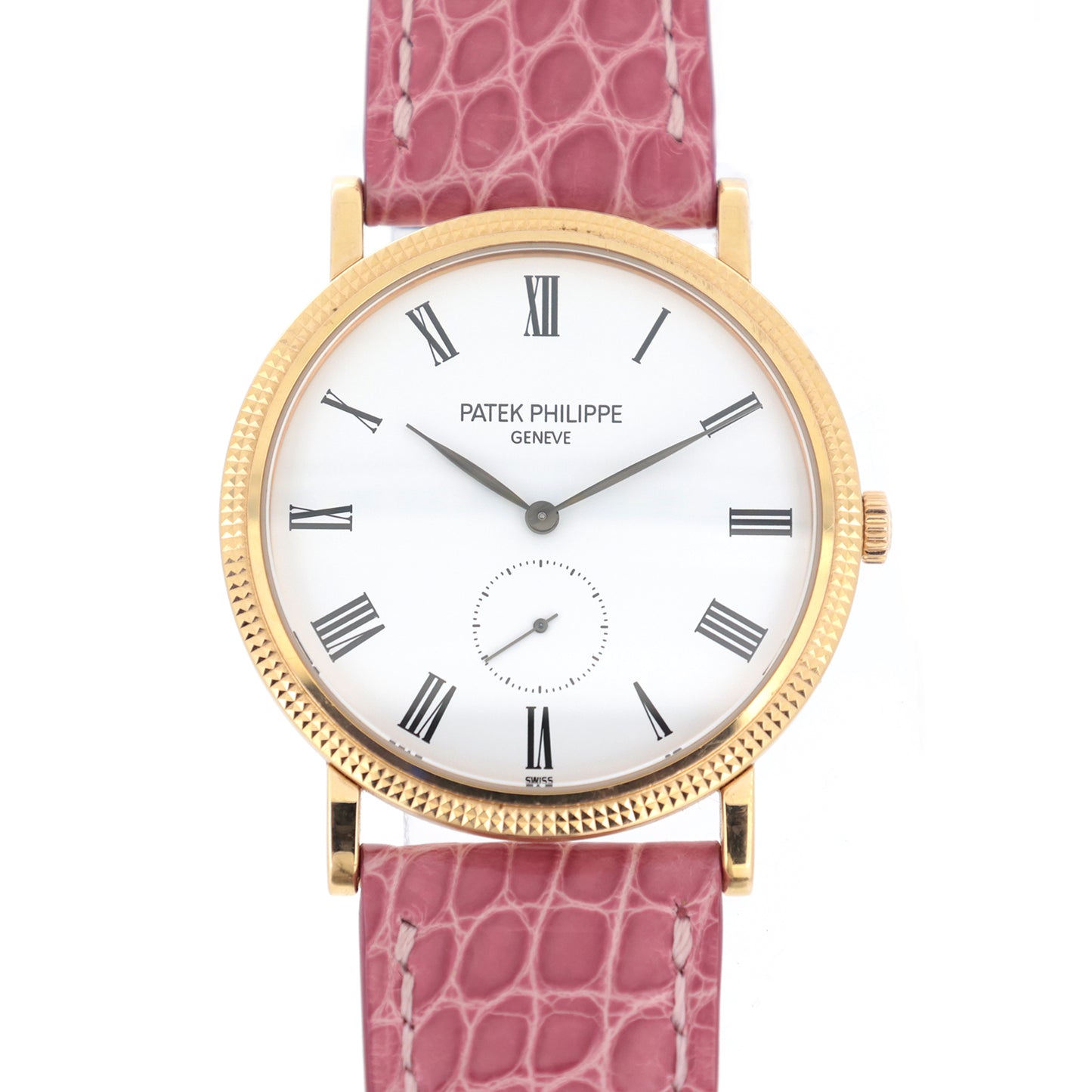 K18PG PATEK PHILIPPE パテックフィリップ  カラトラバ  5119  裏スケ  メンズ 腕時計